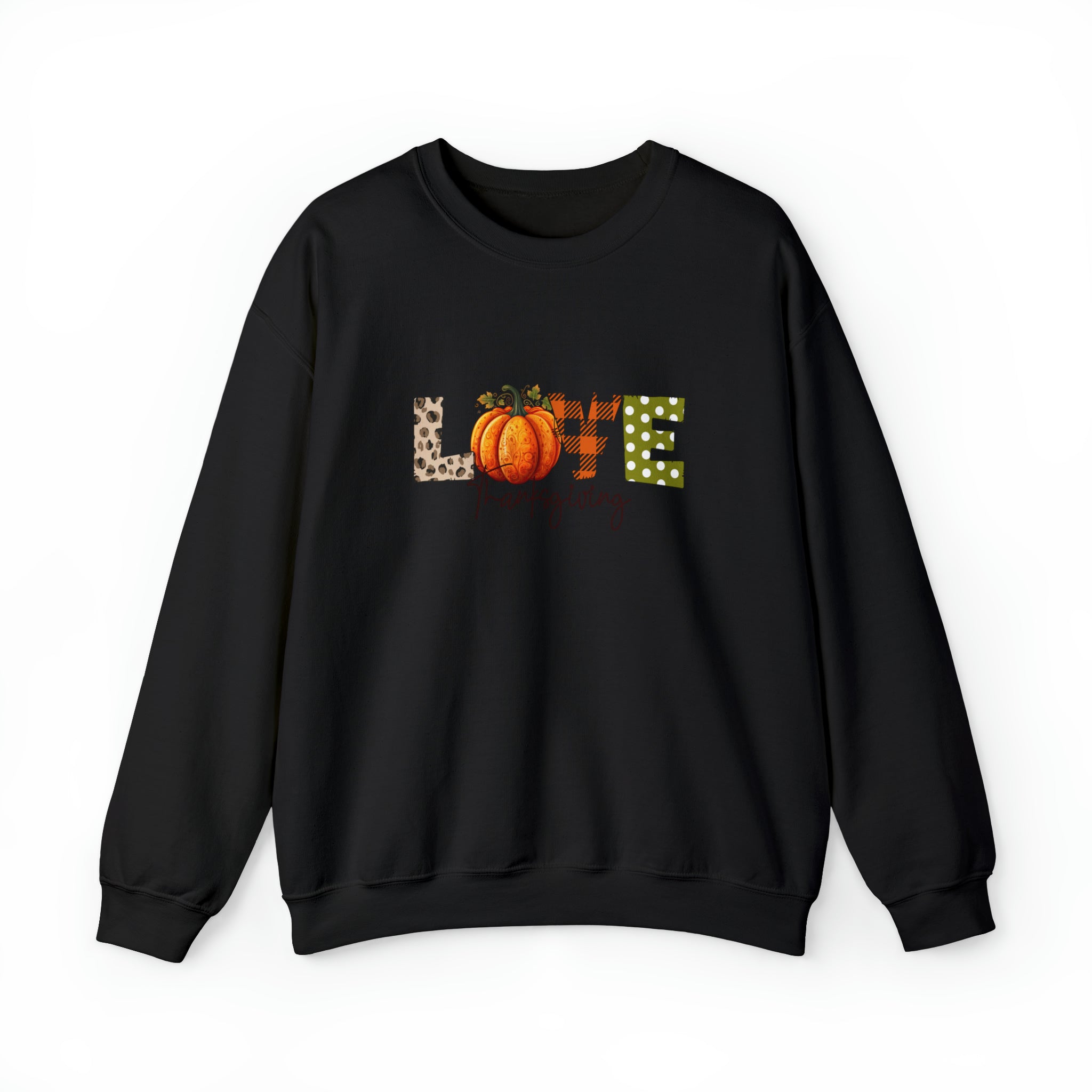 Crewnecked Sweatshirt Fall Love Pumpkin Sweatshirt 3