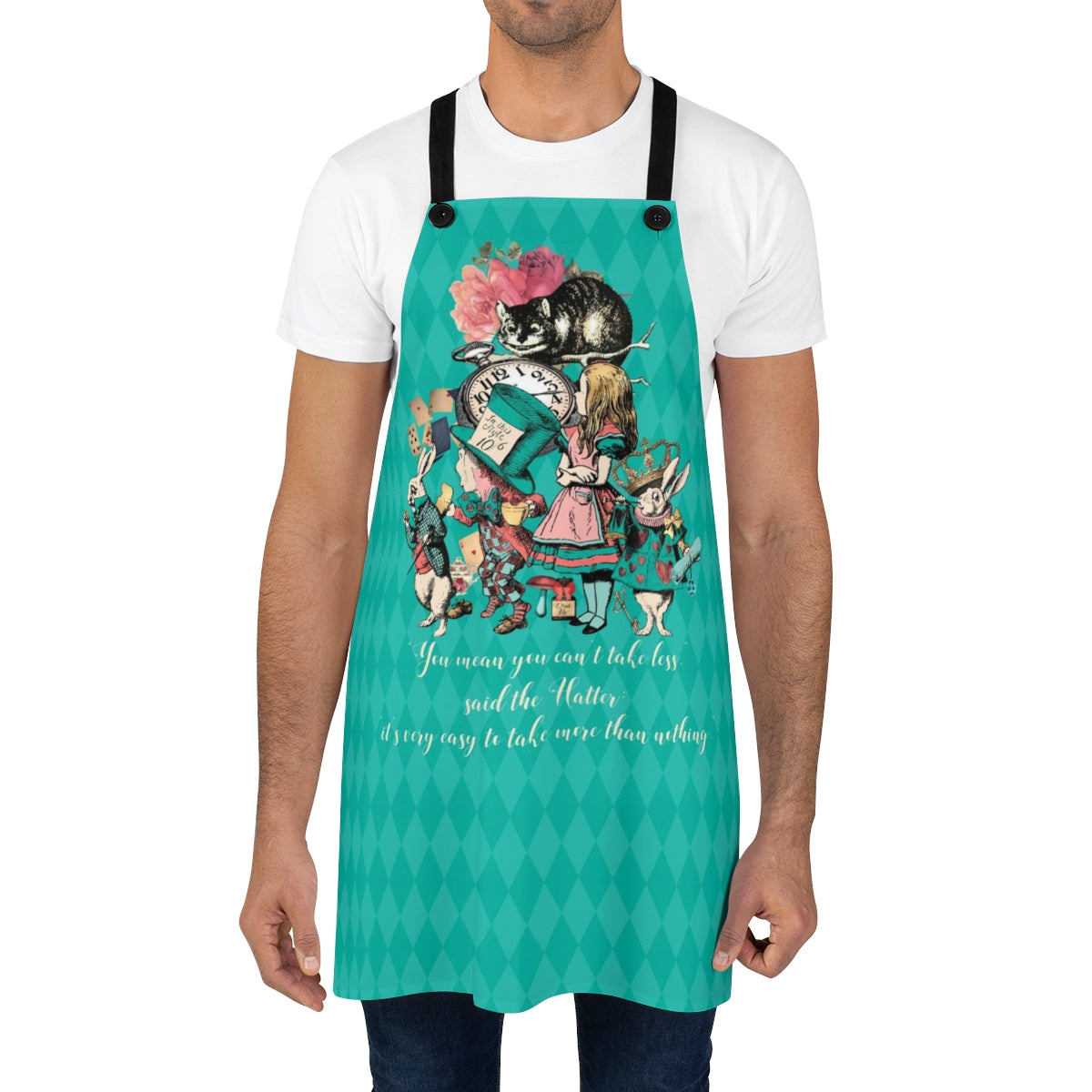 Custom Apron - Alice in Wonderland Gifts #101 Coral Series