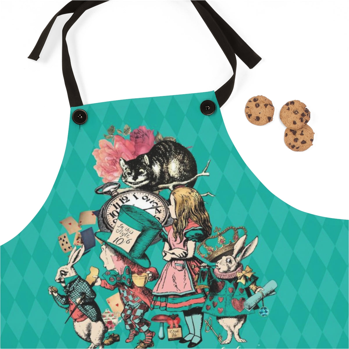 Custom Apron - Alice in Wonderland Gifts #101 Coral Series