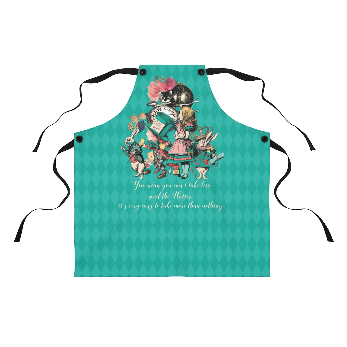 Custom Apron - Alice in Wonderland Gifts #101 Coral Series