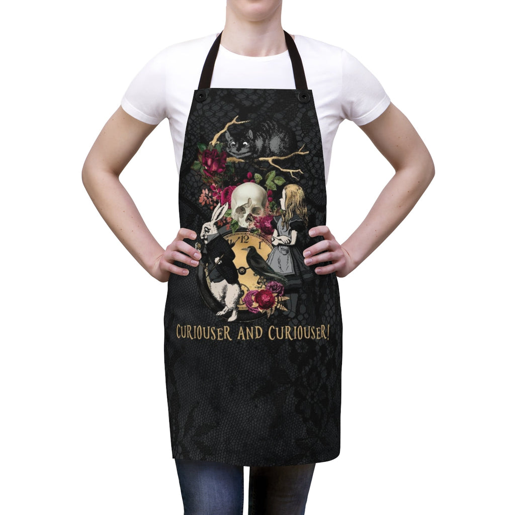 Custom Apron - Alice in Wonderland Gifts #101 Goth Series
