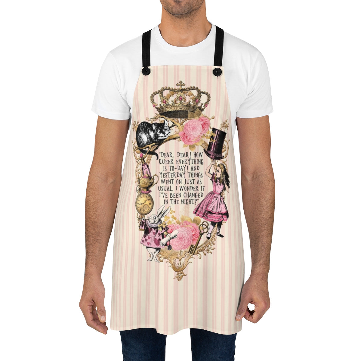Custom Apron - Alice in Wonderland Gifts #101 Pink Series