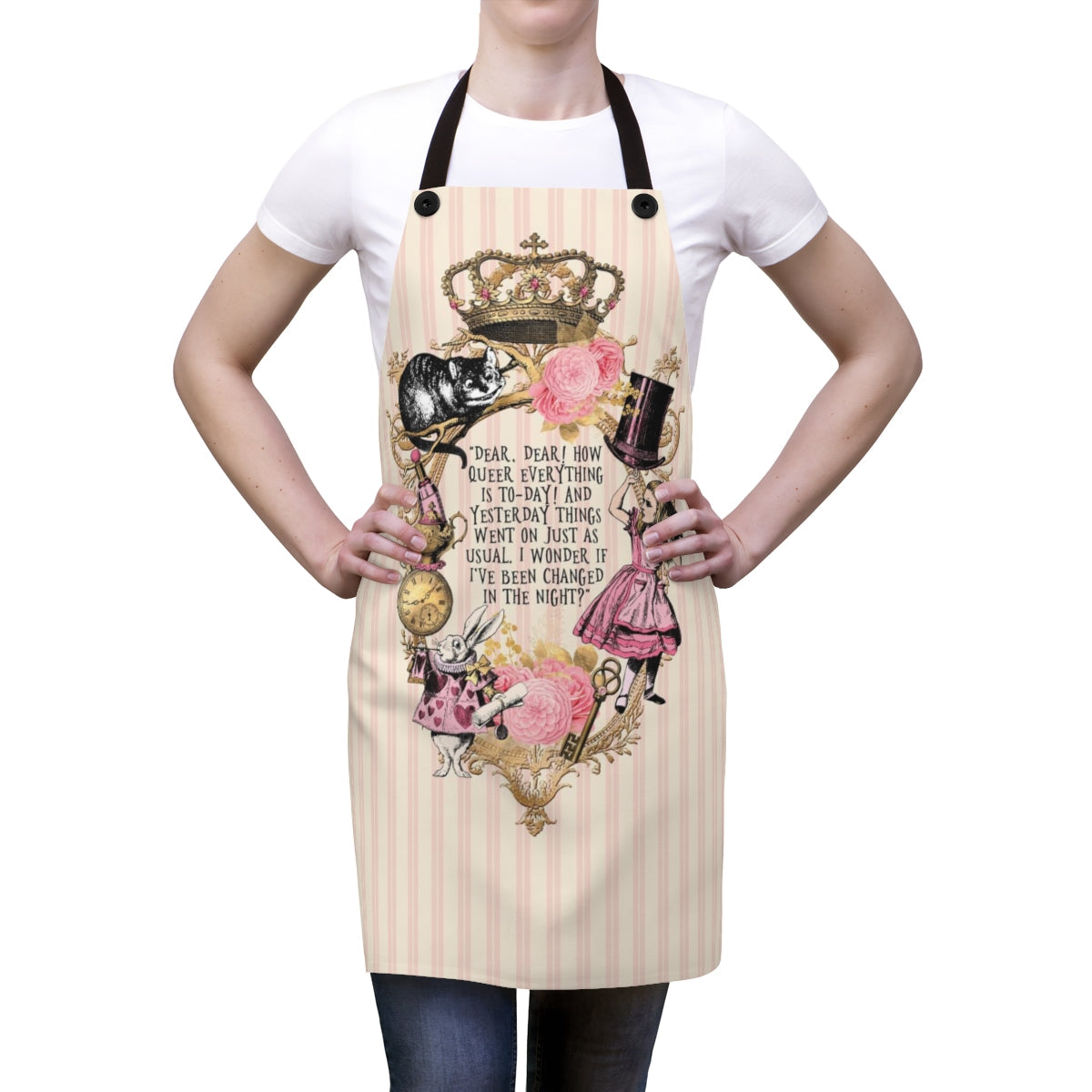 Custom Apron - Alice in Wonderland Gifts #101 Pink Series