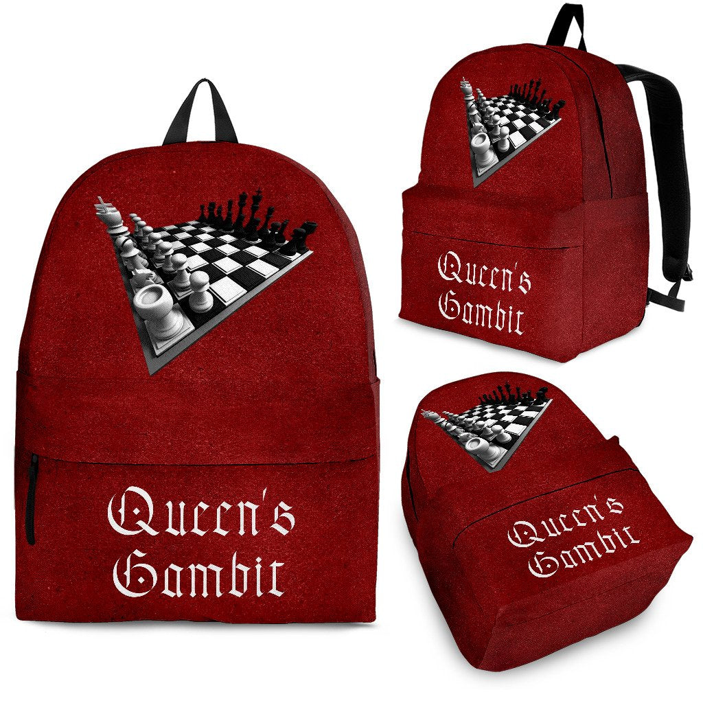 Custom Backpack - Chess Set Design #102 Queen’s Gambit