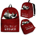 Custom Backpack - Chess Set Design #104 The Art of Attack