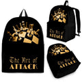 Custom Backpack - Chess Set Design #106 The Art of Attack