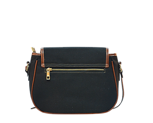 Custom Saddle Bag (Canvas) – B&W Checkers | Gift Ideas