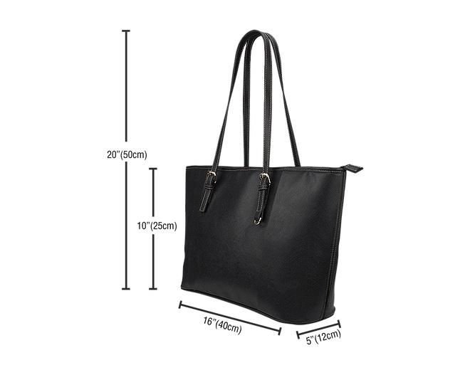 Custom Tote Bag (Vegan Leather) - Vintage Look Distressed