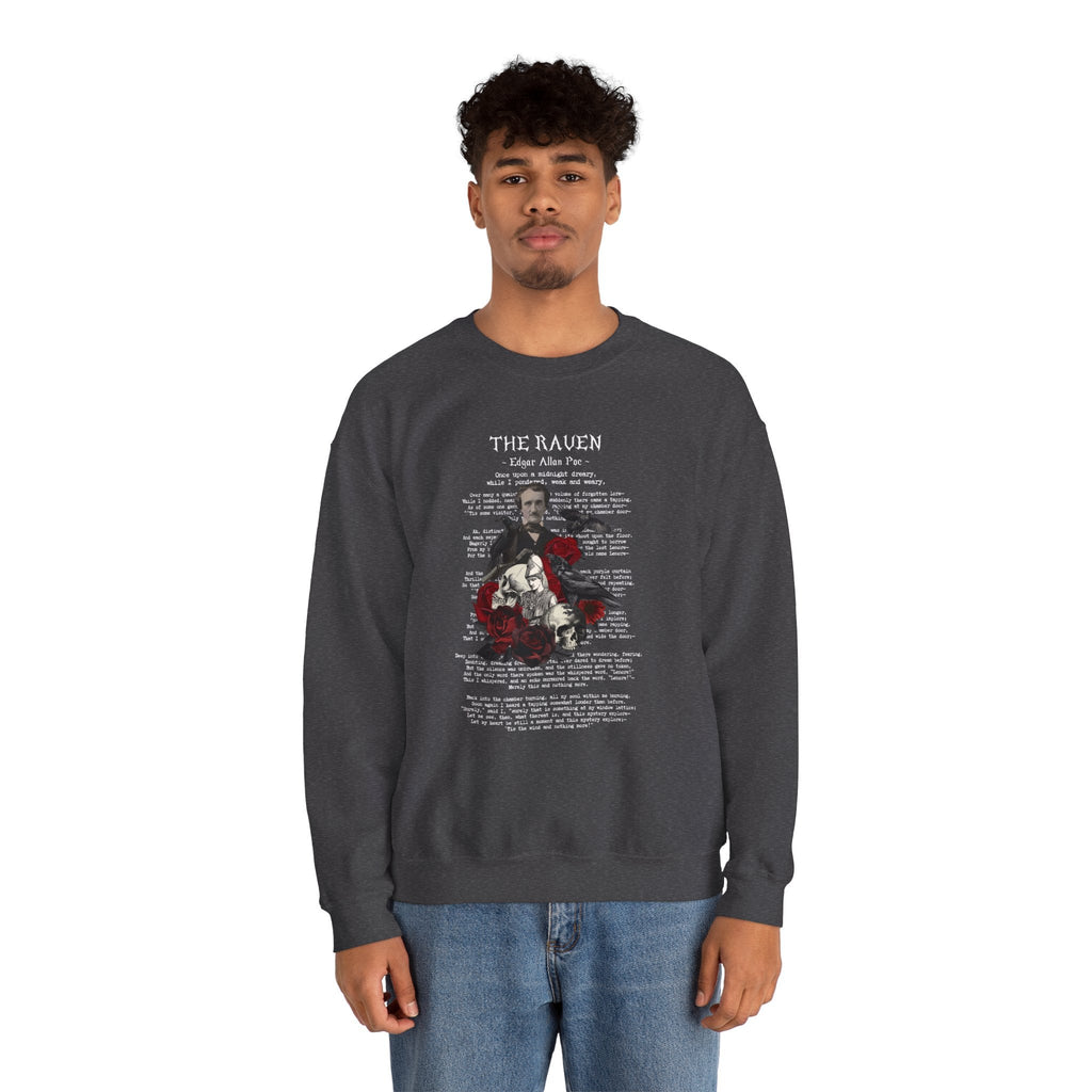 Edgar Allan Poe 6 The Raven Nevermore Literary Sweatshirt