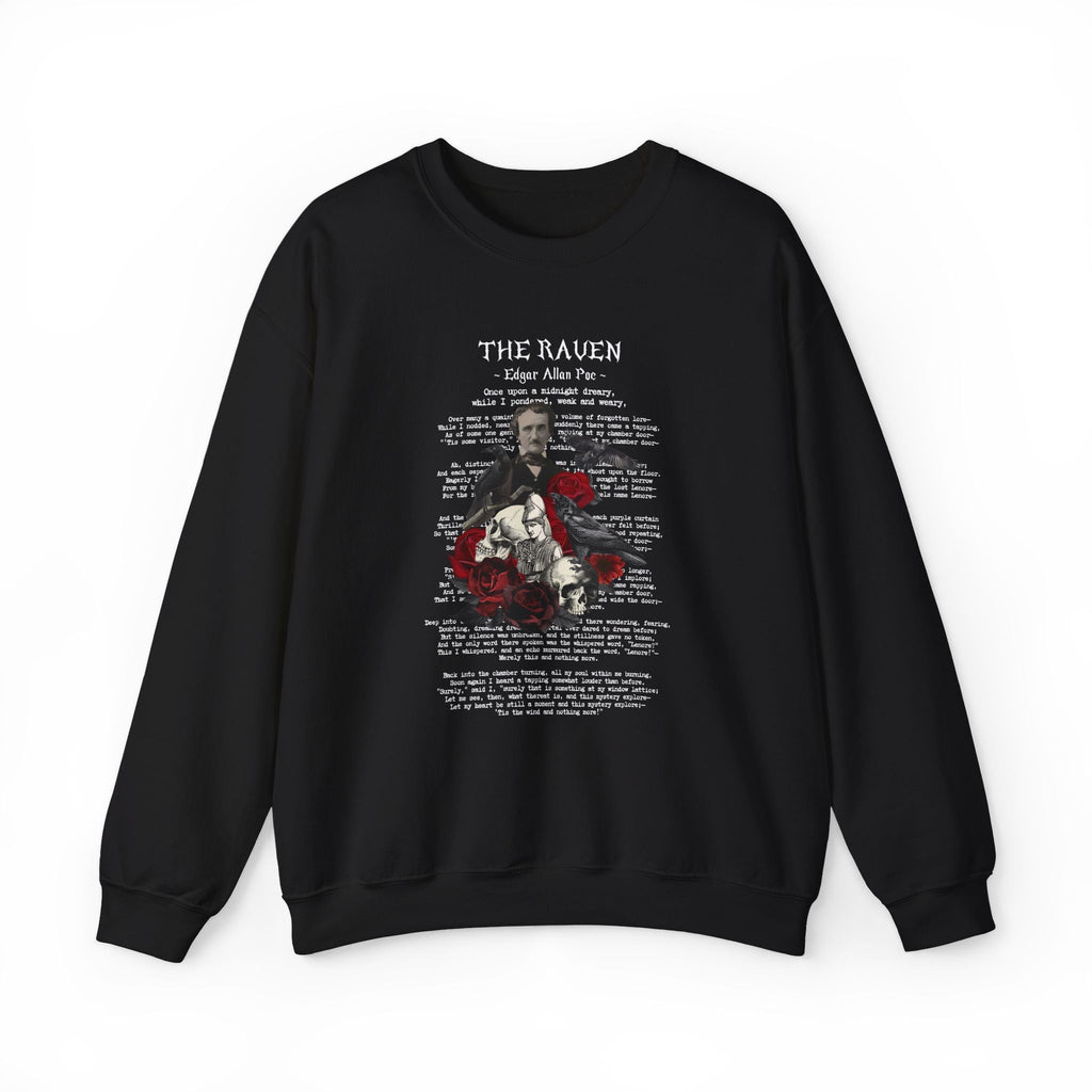 Edgar Allan Poe 6 The Raven Nevermore Literary Sweatshirt