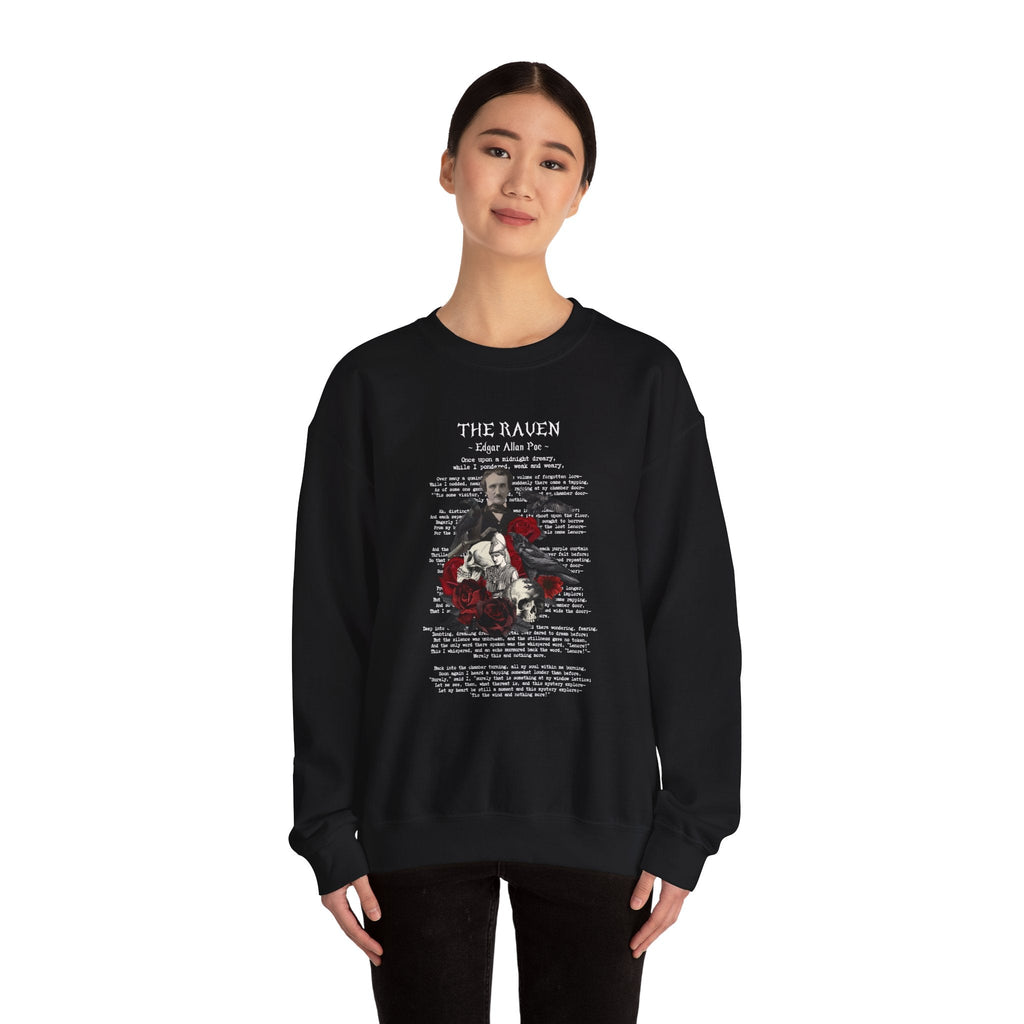 Edgar Allan Poe 6 The Raven Nevermore Literary Sweatshirt