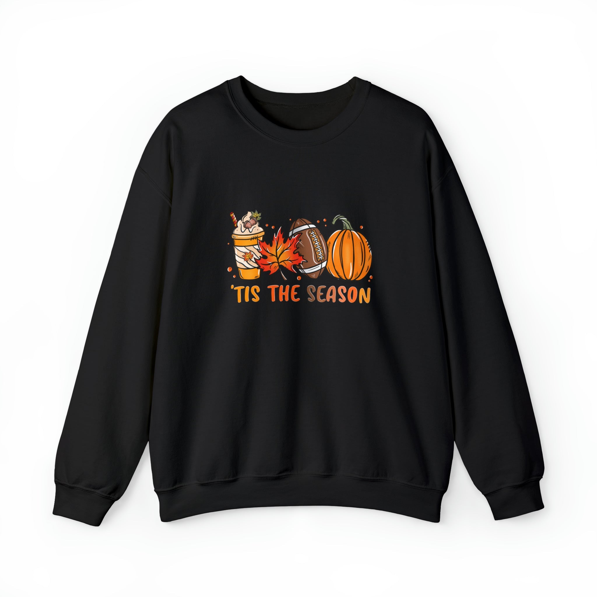 Fall Tis the Season Crewneck Sweatshirt Crewnecked