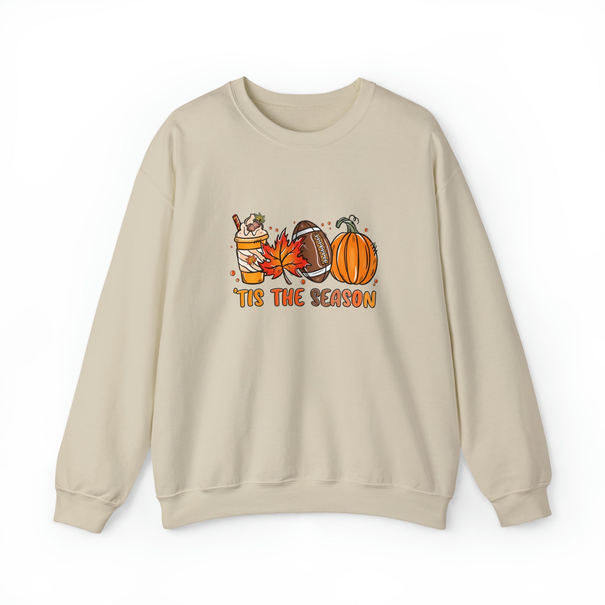 Fall Tis the Season Crewneck Sweatshirt Crewnecked