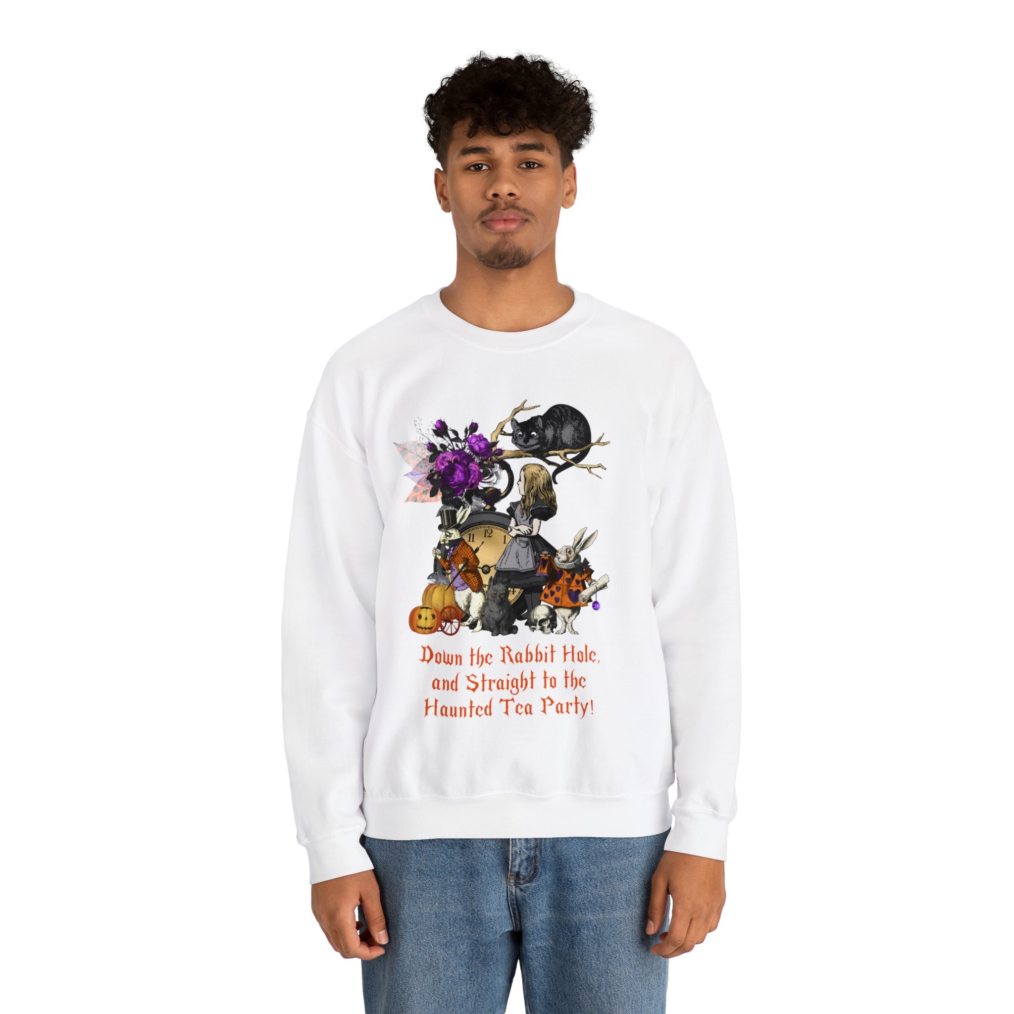 Halloween Sweatshirt Alice in Wonderland Halloween 2