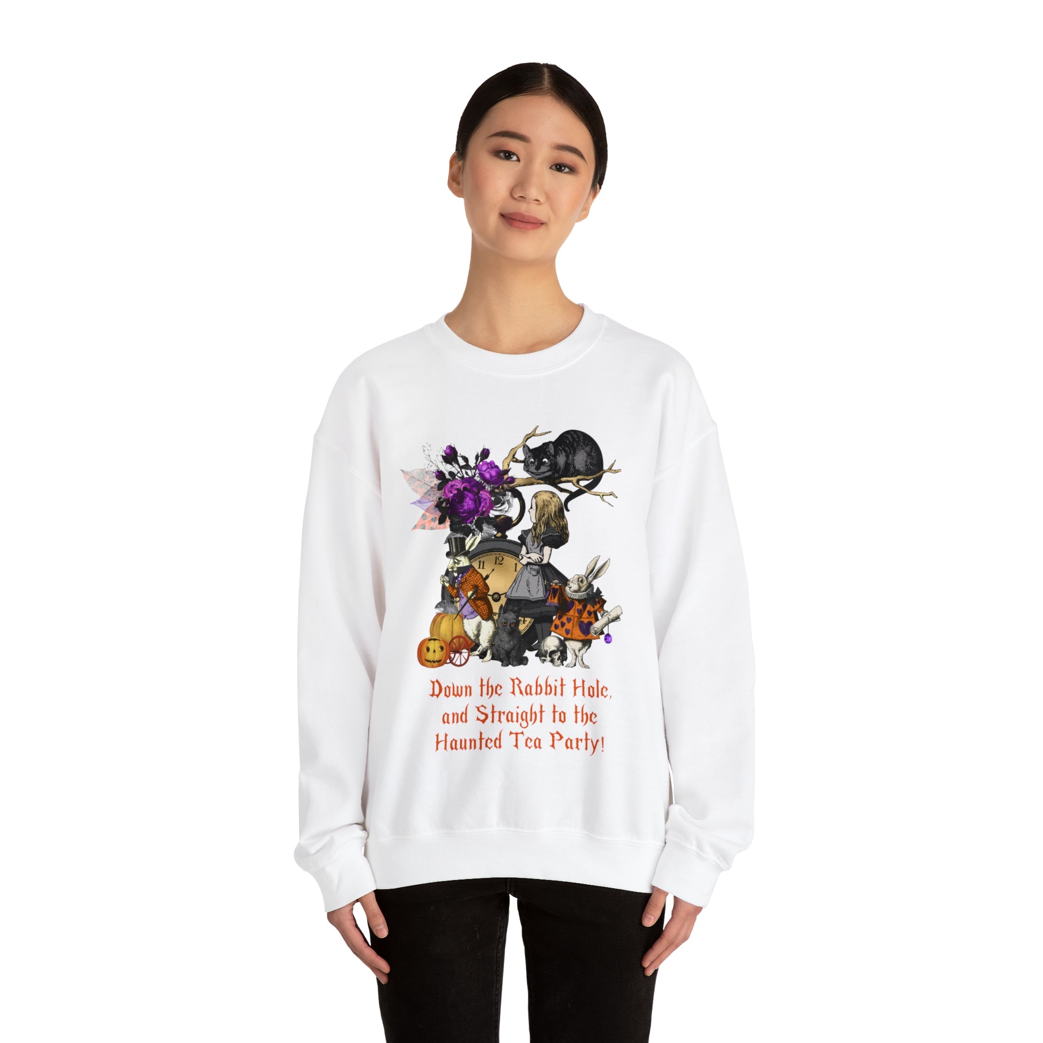 Halloween Sweatshirt Alice in Wonderland Halloween 2