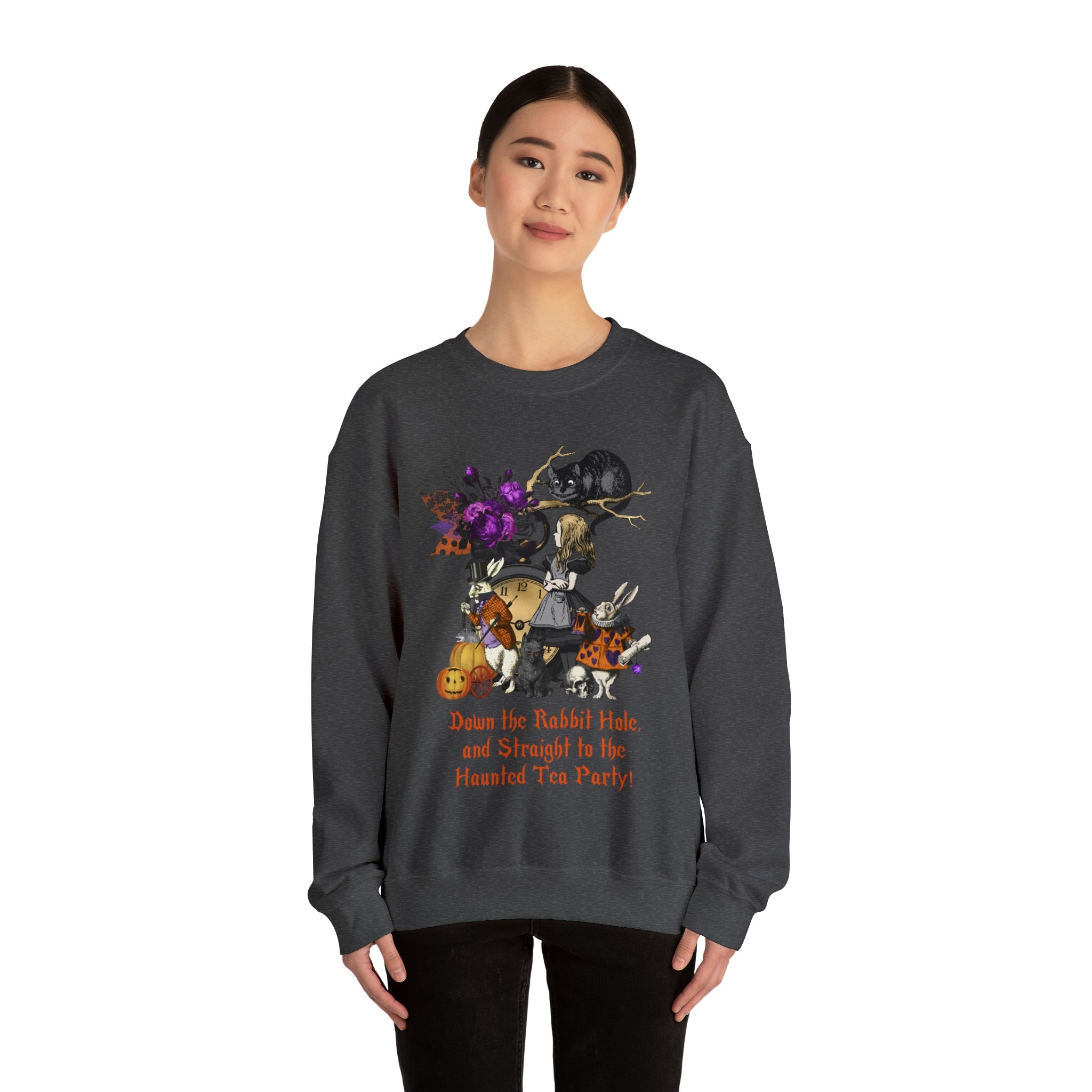 Halloween Sweatshirt Alice in Wonderland Halloween 2