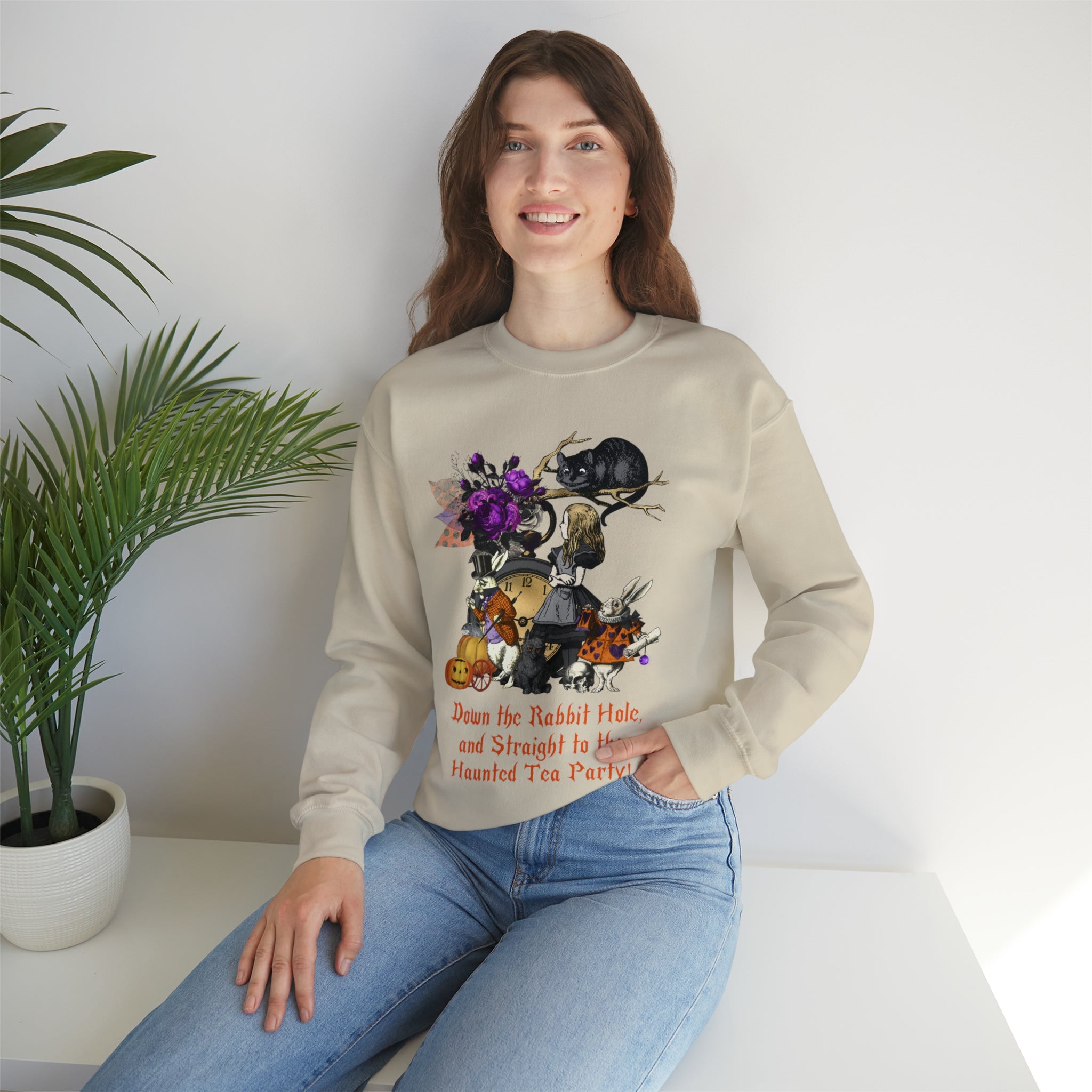 Halloween Sweatshirt Alice in Wonderland Halloween 2