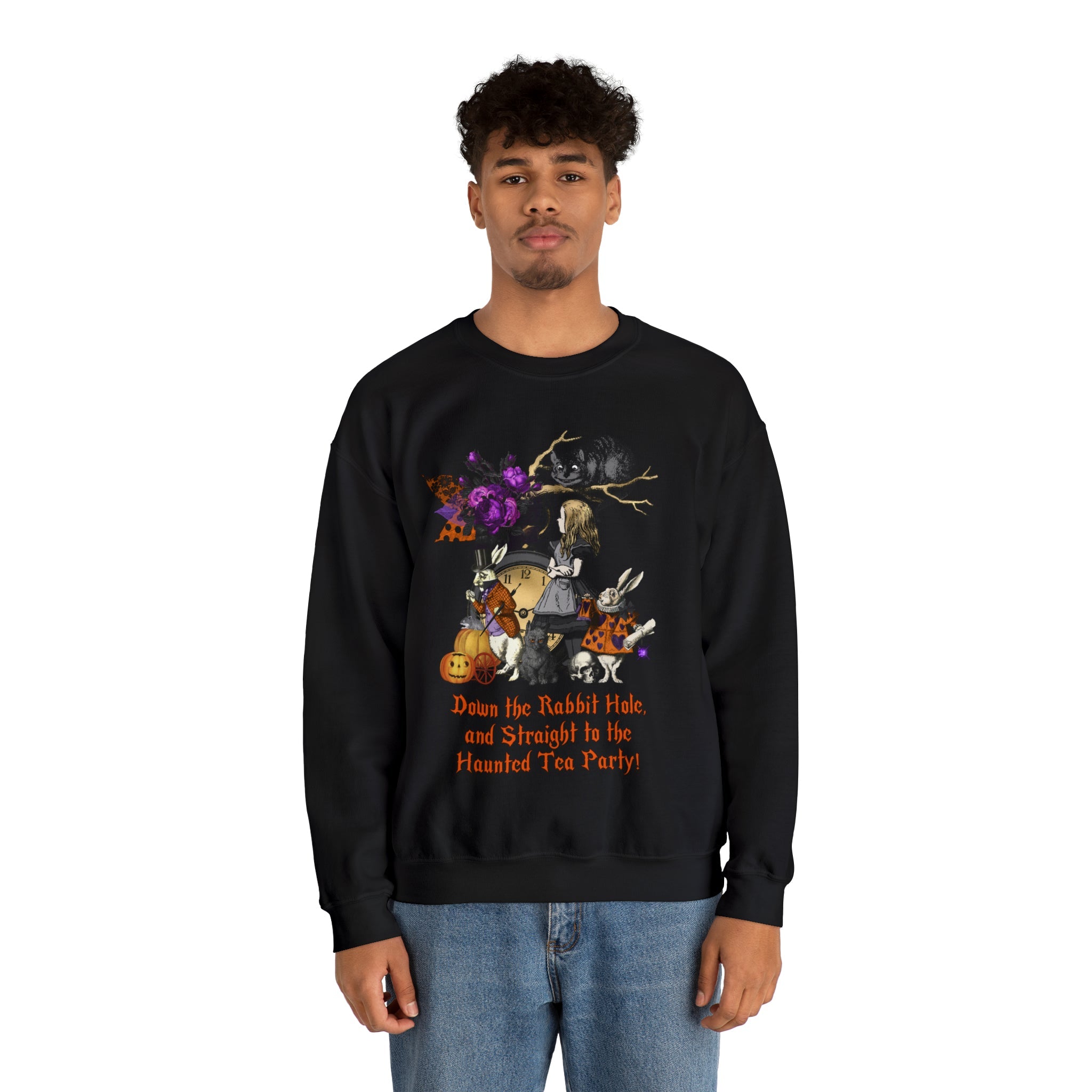 Halloween Sweatshirt Alice in Wonderland Halloween 2