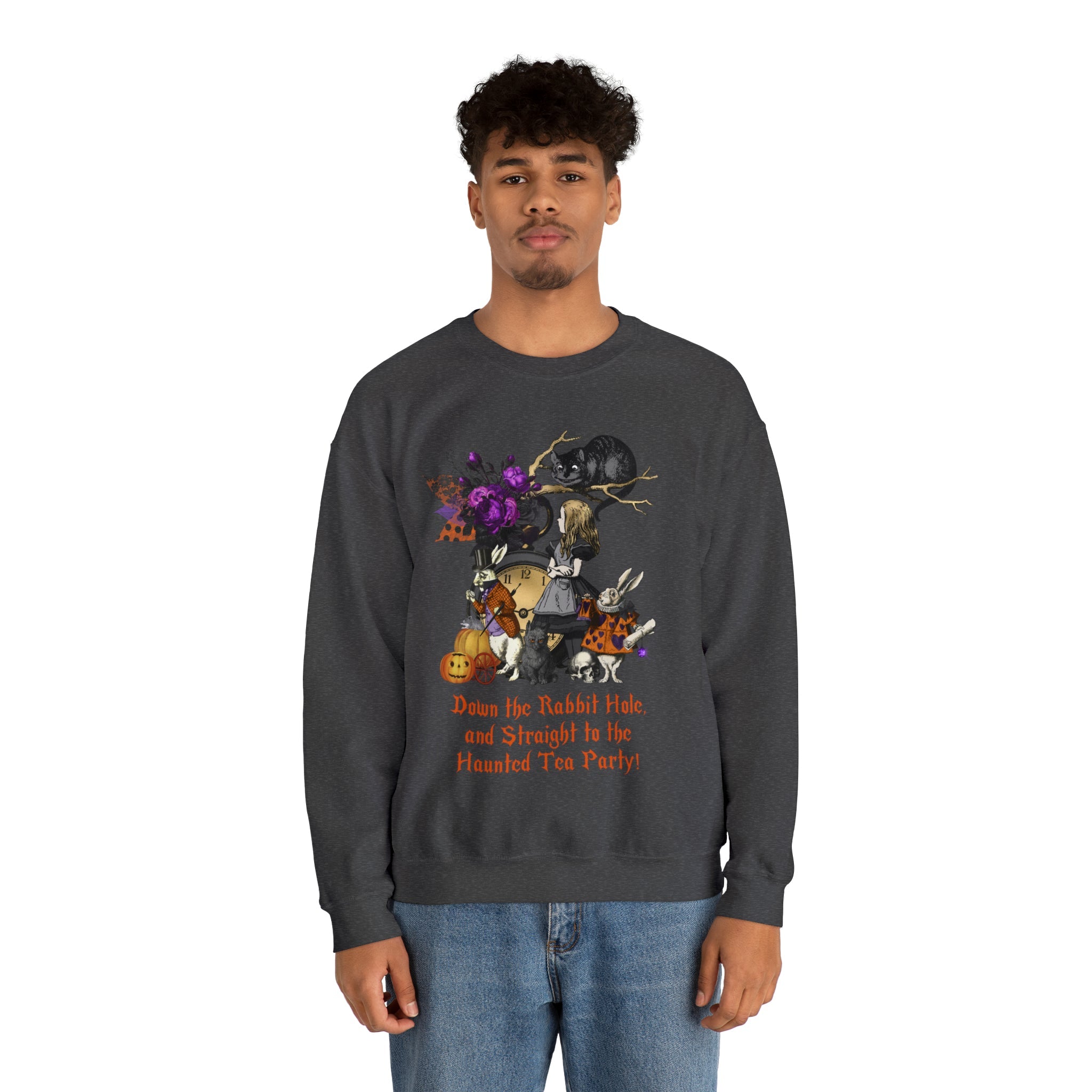 Halloween Sweatshirt Alice in Wonderland Halloween 2