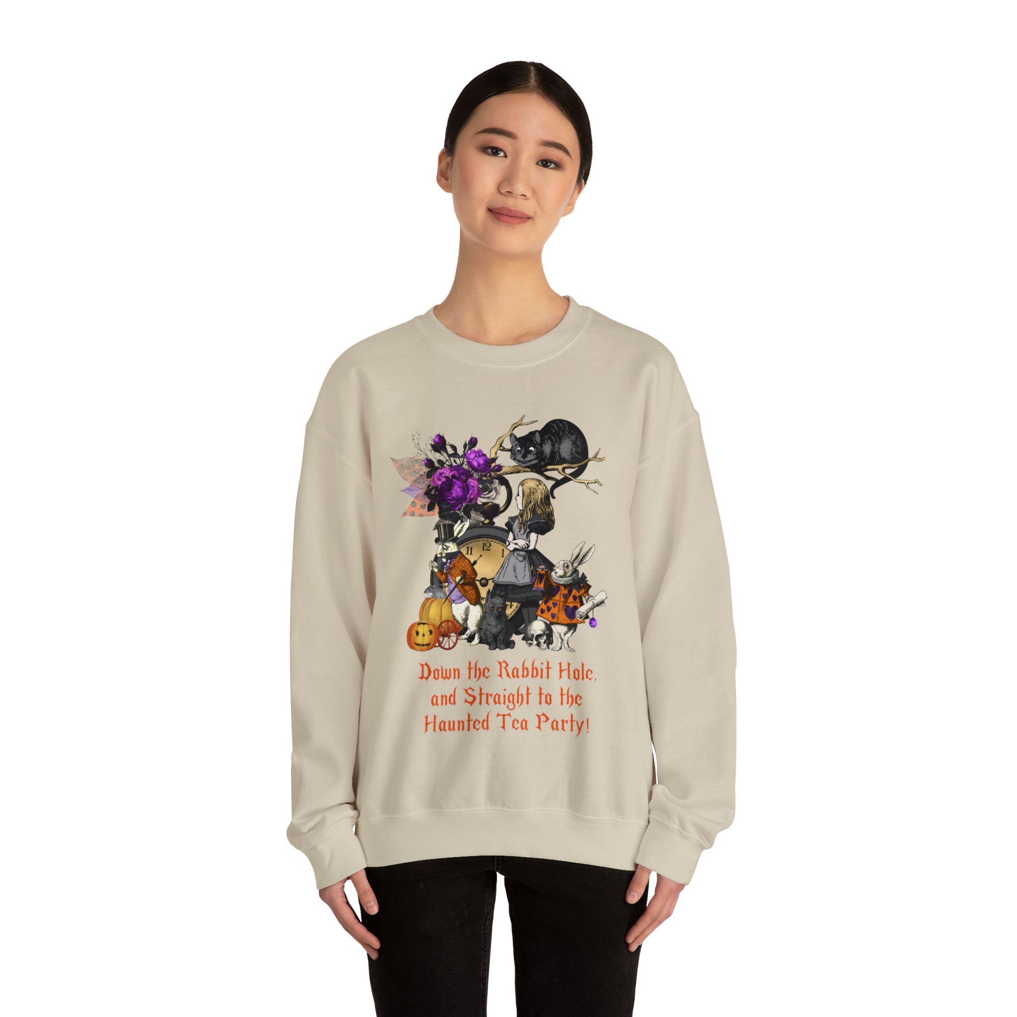 Halloween Sweatshirt Alice in Wonderland Halloween 2