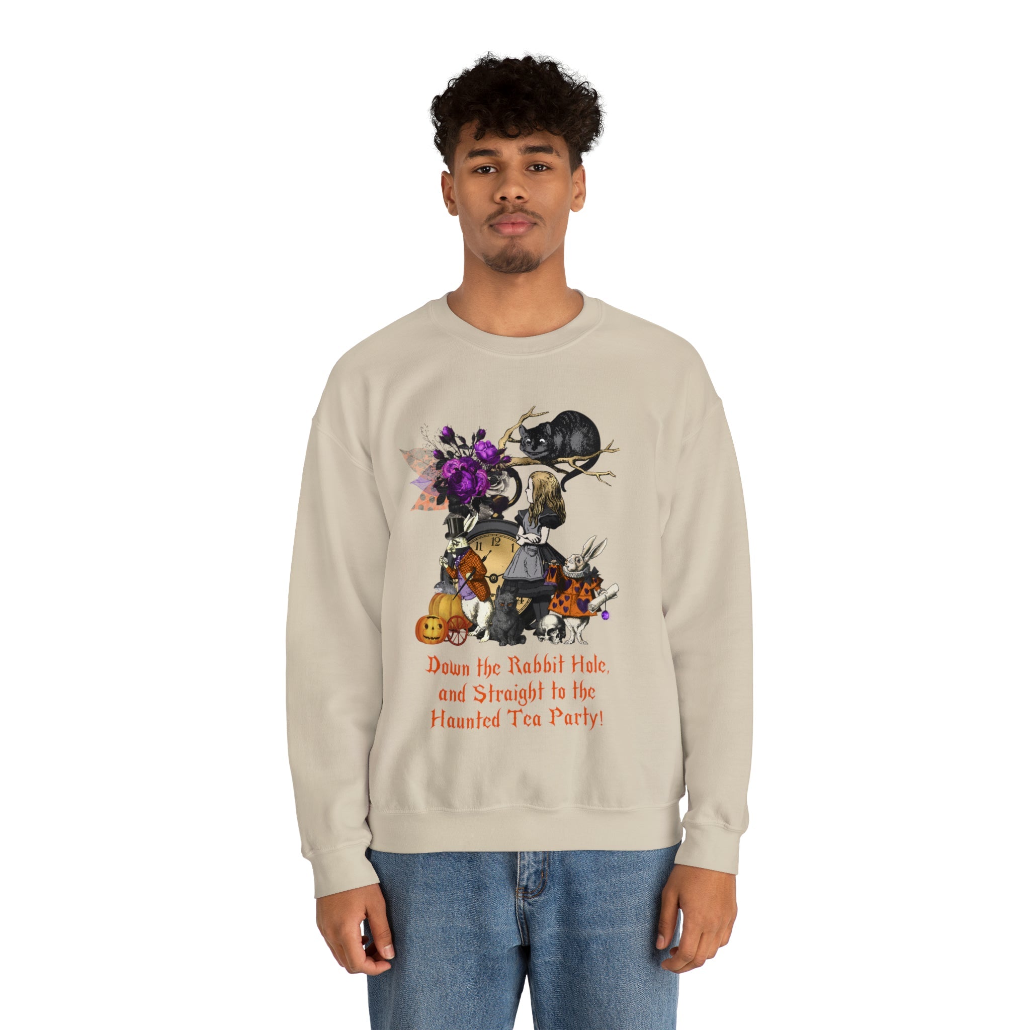 Halloween Sweatshirt Alice in Wonderland Halloween 2