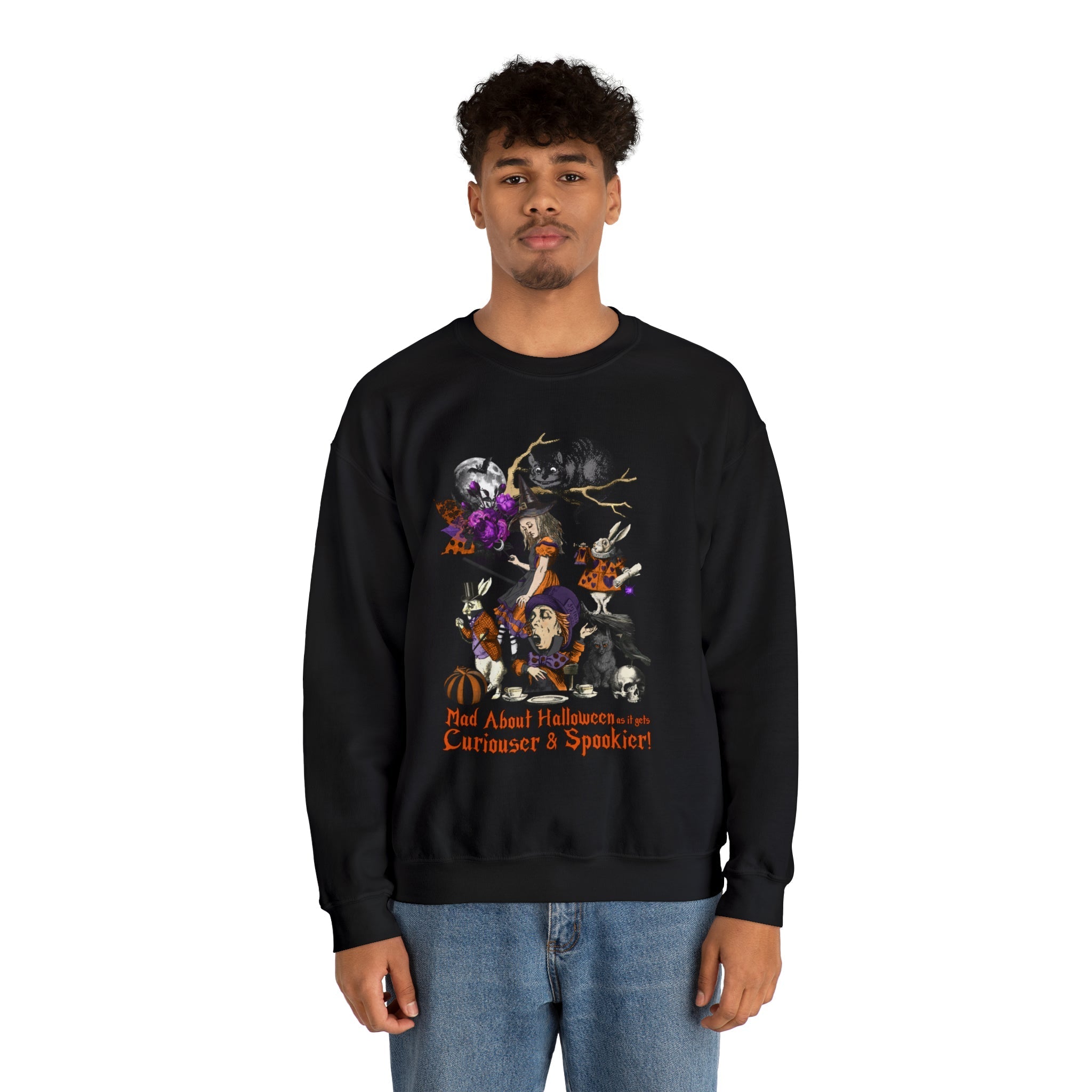 Halloween Sweatshirt Alice in Wonderland Halloween 3