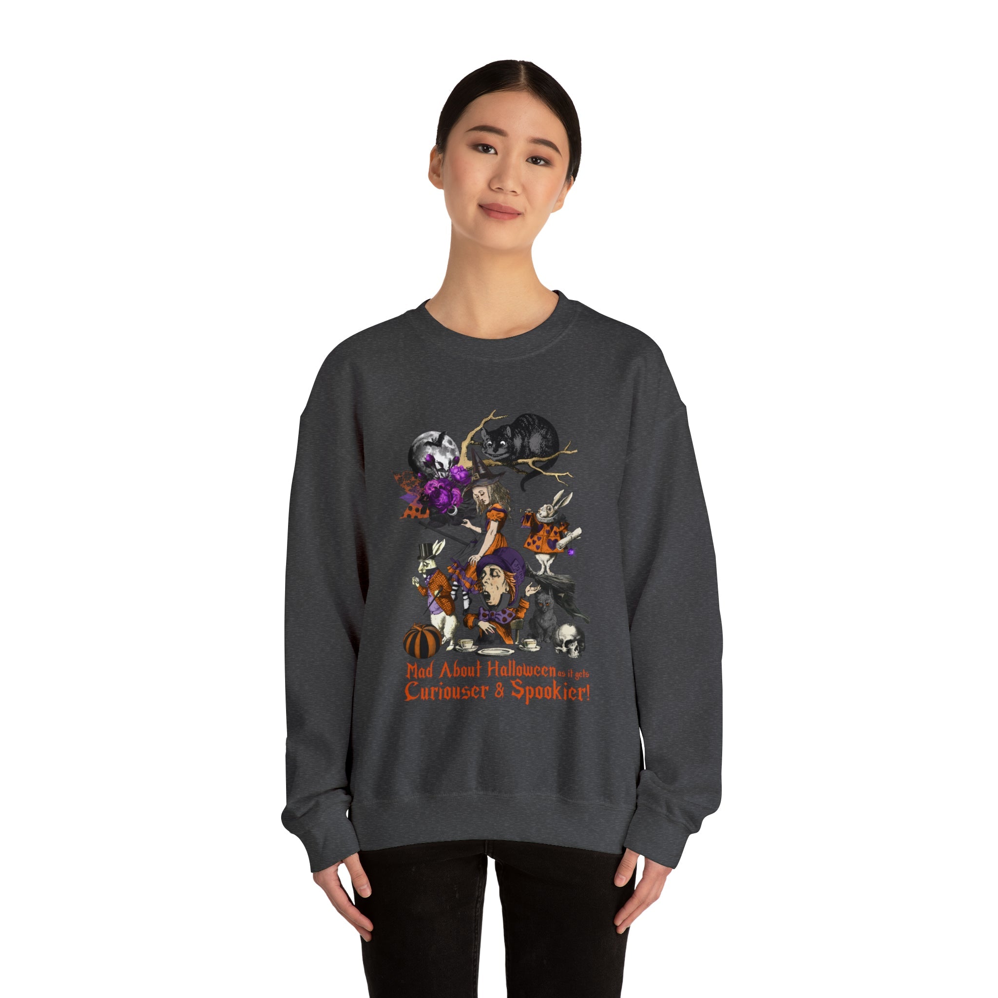 Halloween Sweatshirt Alice in Wonderland Halloween 3
