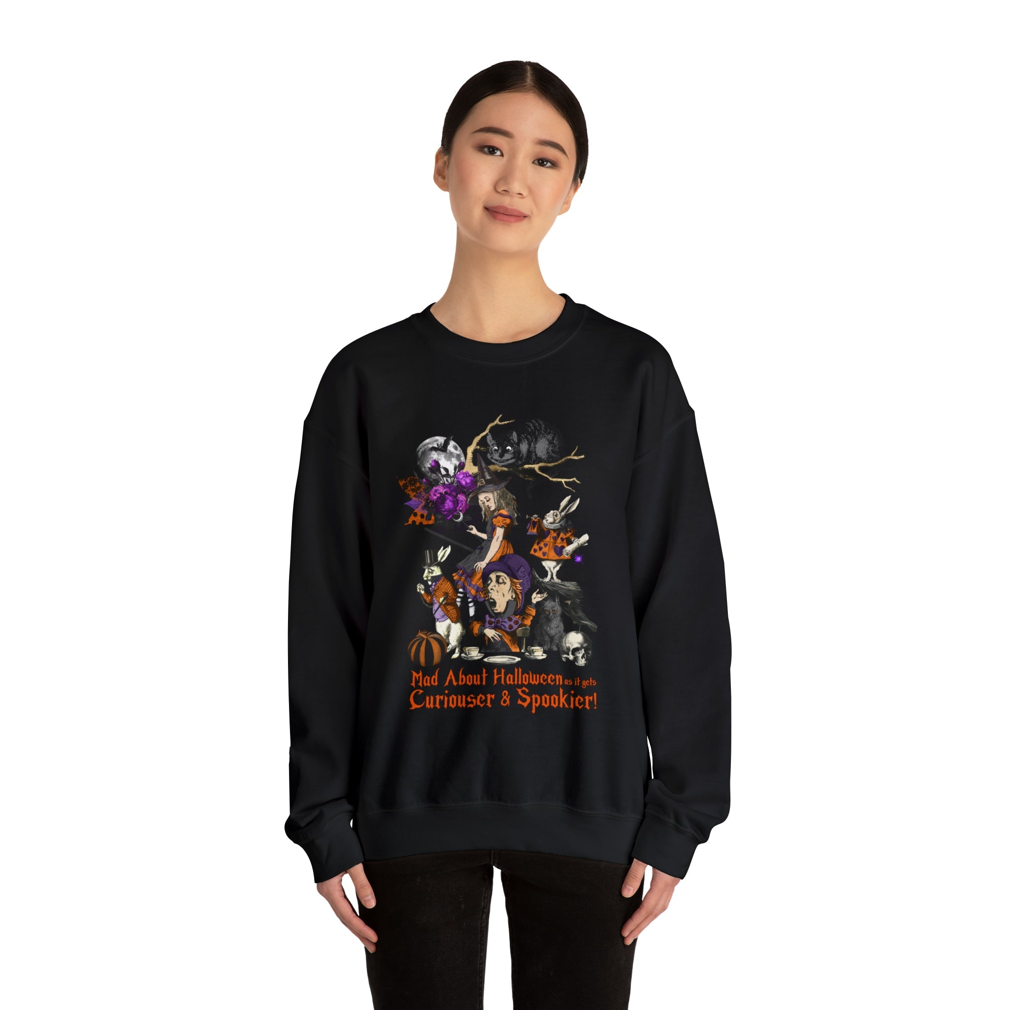 Halloween Sweatshirt Alice in Wonderland Halloween 3