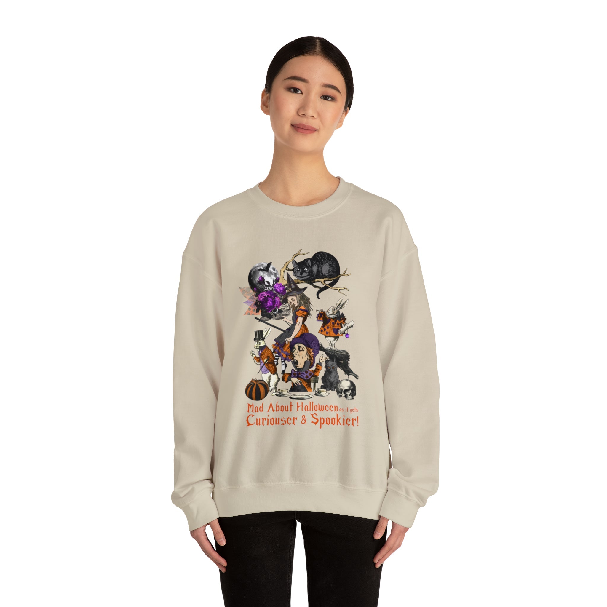 Halloween Sweatshirt Alice in Wonderland Halloween 3