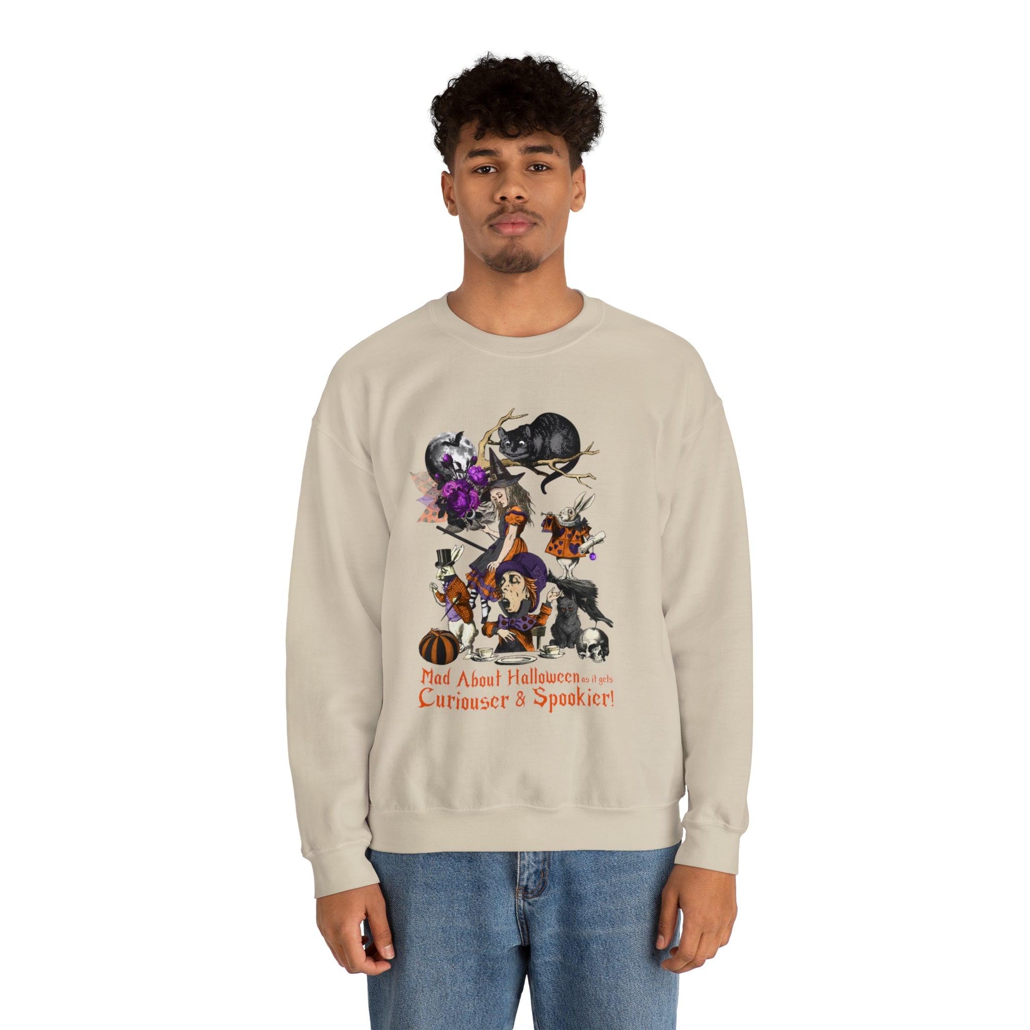 Halloween Sweatshirt Alice in Wonderland Halloween 3
