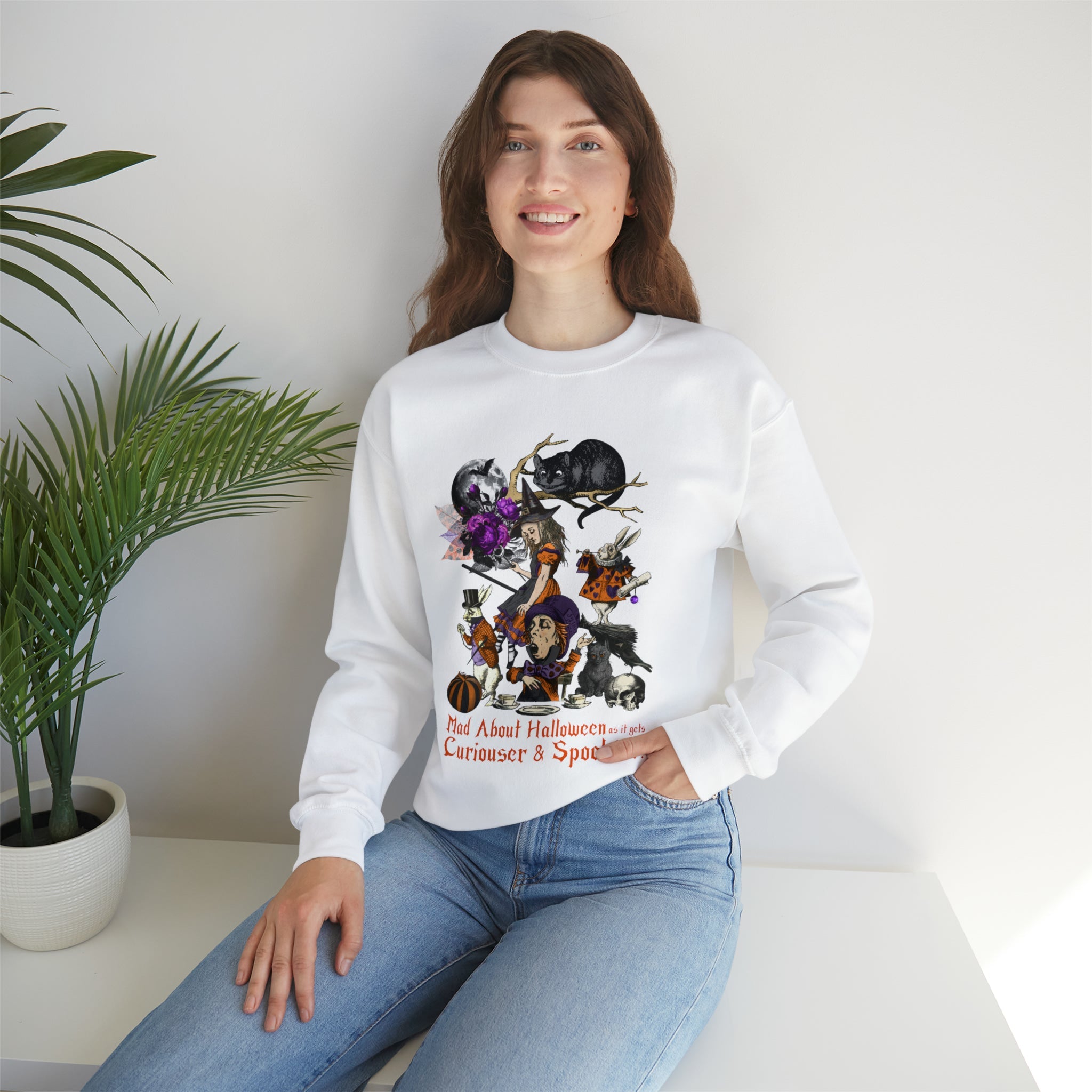 Halloween Sweatshirt Alice in Wonderland Halloween 3