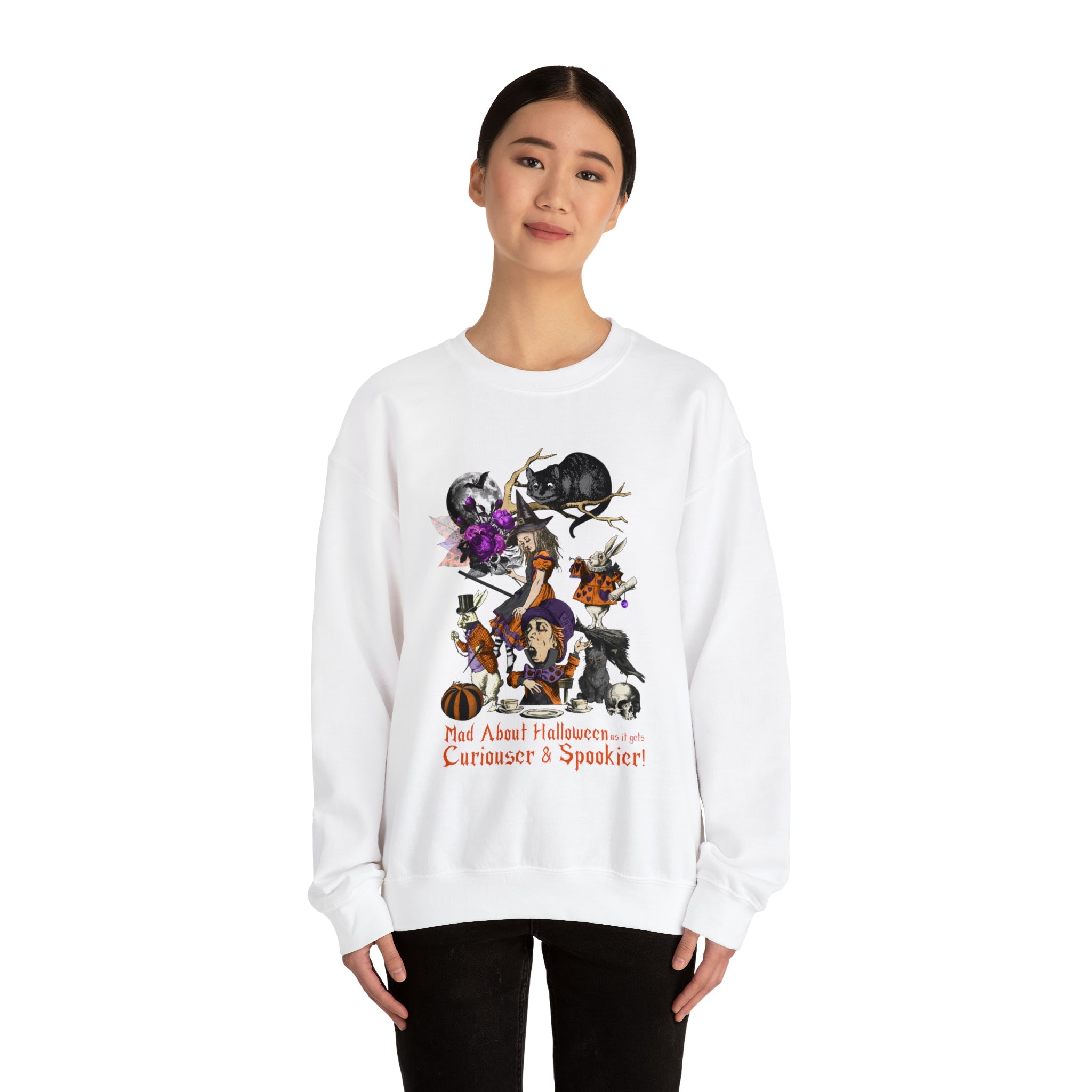 Halloween Sweatshirt Alice in Wonderland Halloween 3