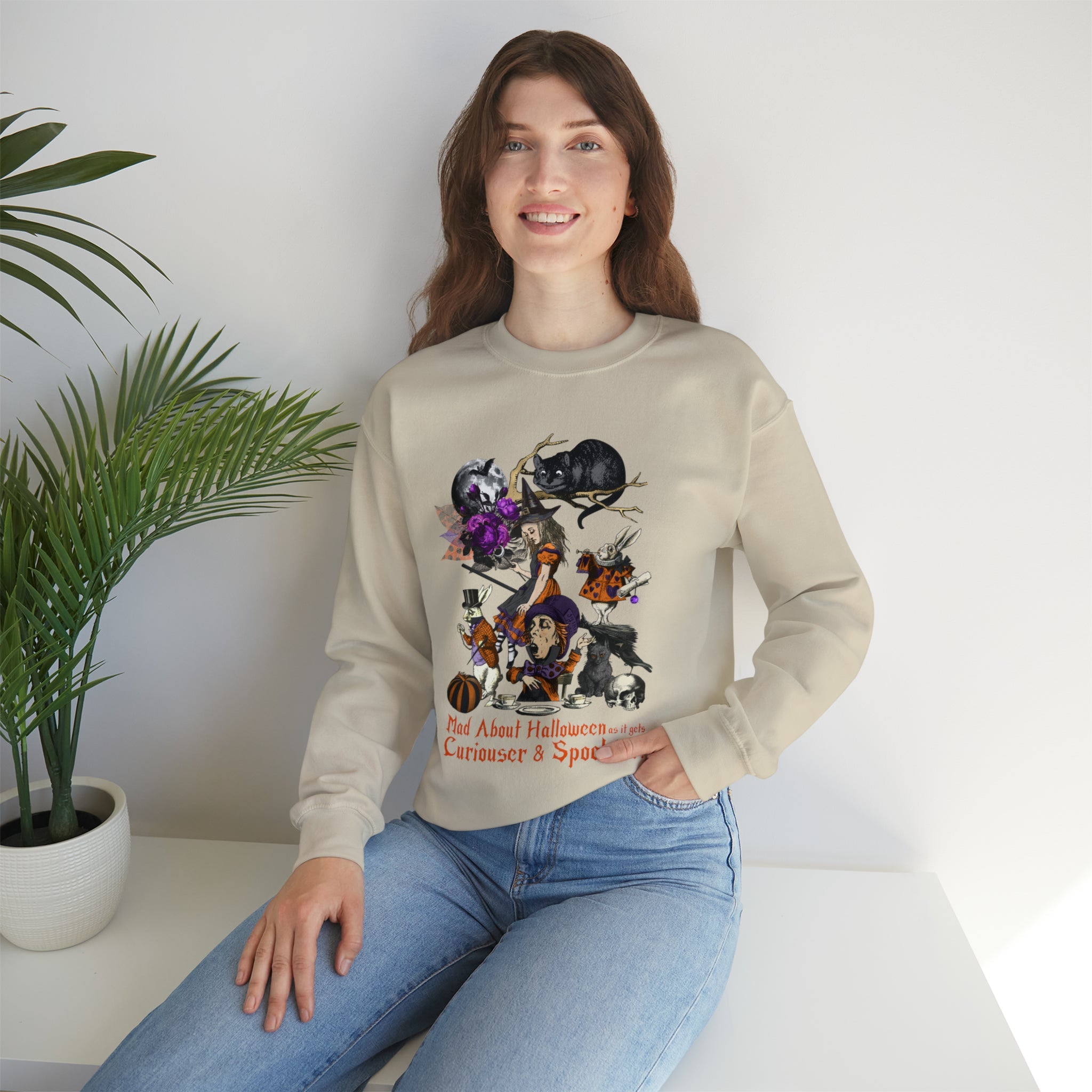 Halloween Sweatshirt Alice in Wonderland Halloween 3