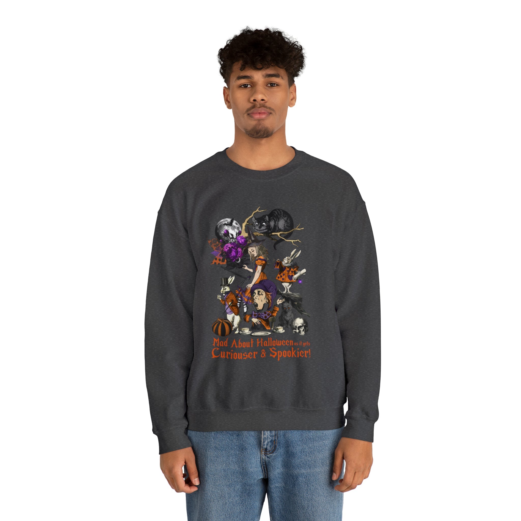 Halloween Sweatshirt Alice in Wonderland Halloween 3