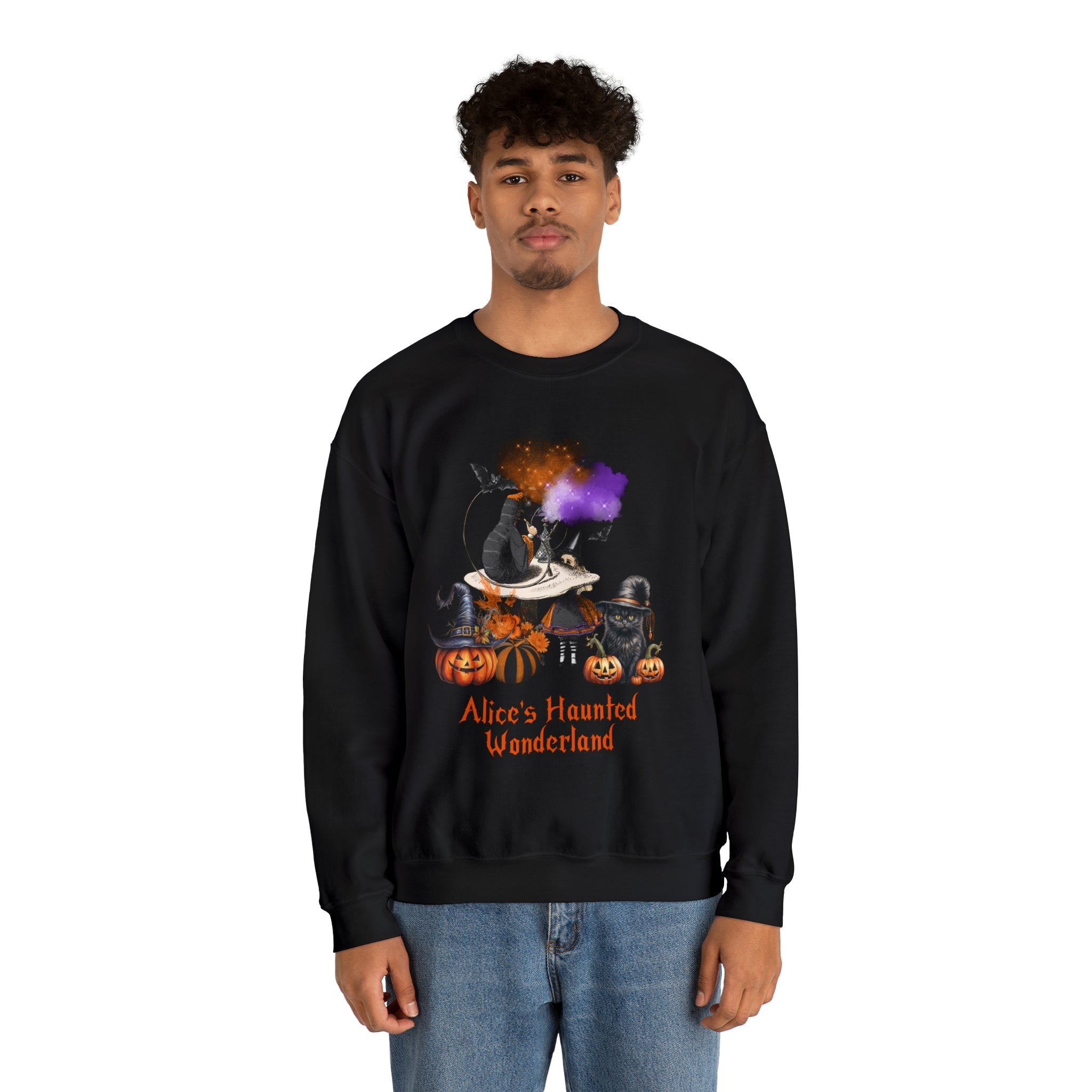 Halloween Sweatshirt Crewneck Sweatshirt Alice