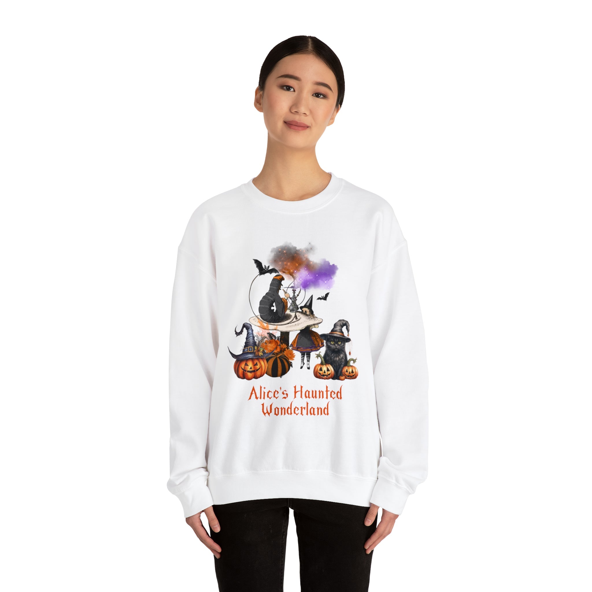Halloween Sweatshirt Crewneck Sweatshirt Alice