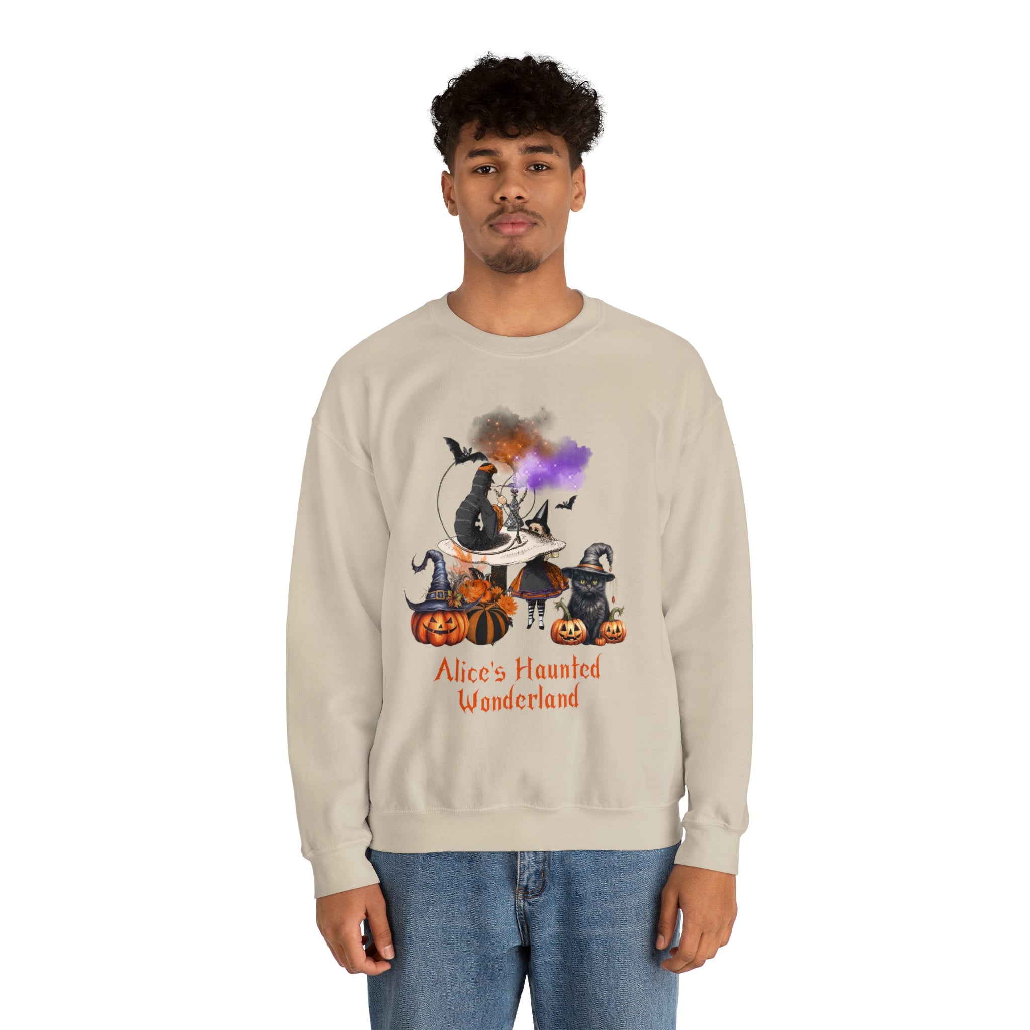Halloween Sweatshirt Crewneck Sweatshirt Alice