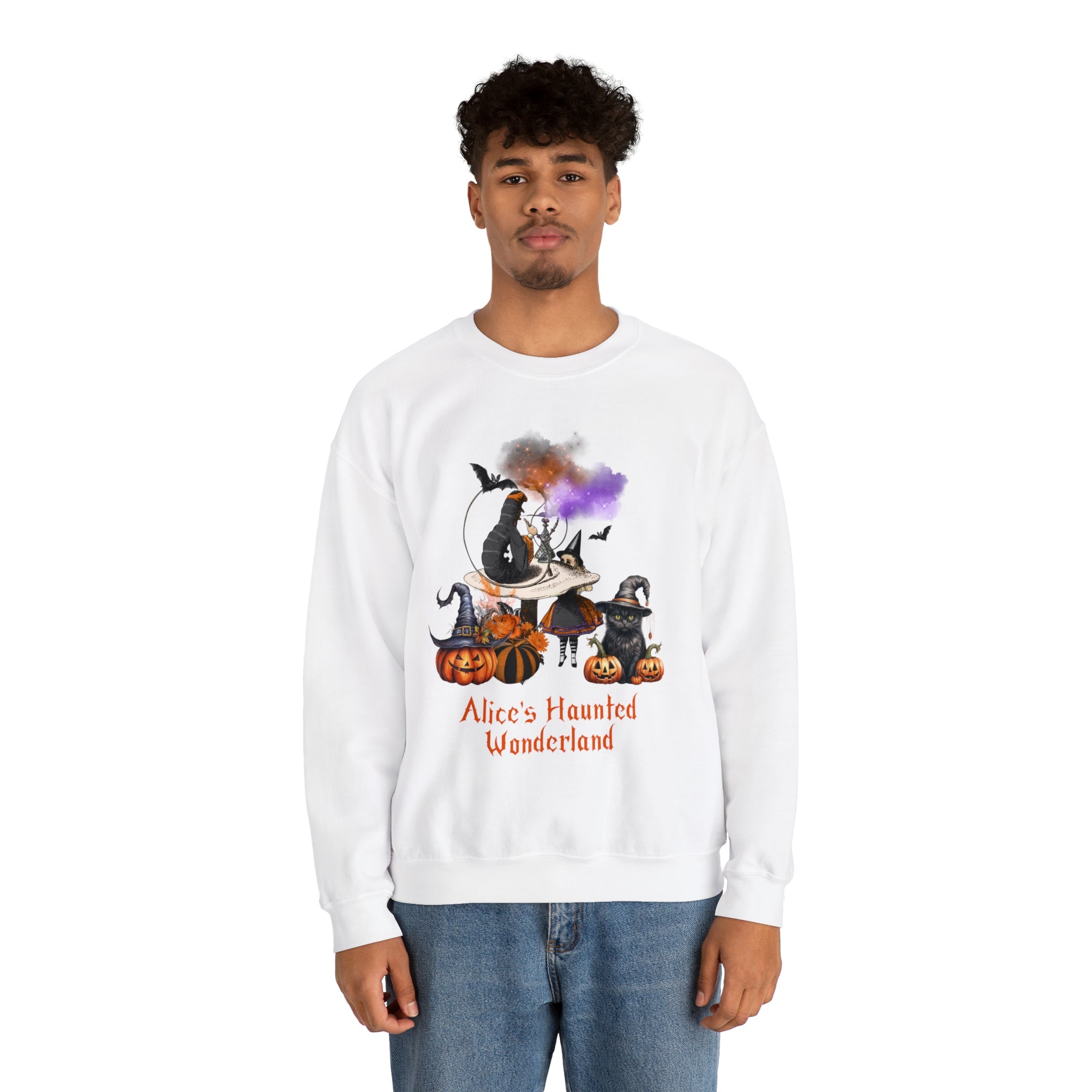 Halloween Sweatshirt Crewneck Sweatshirt Alice