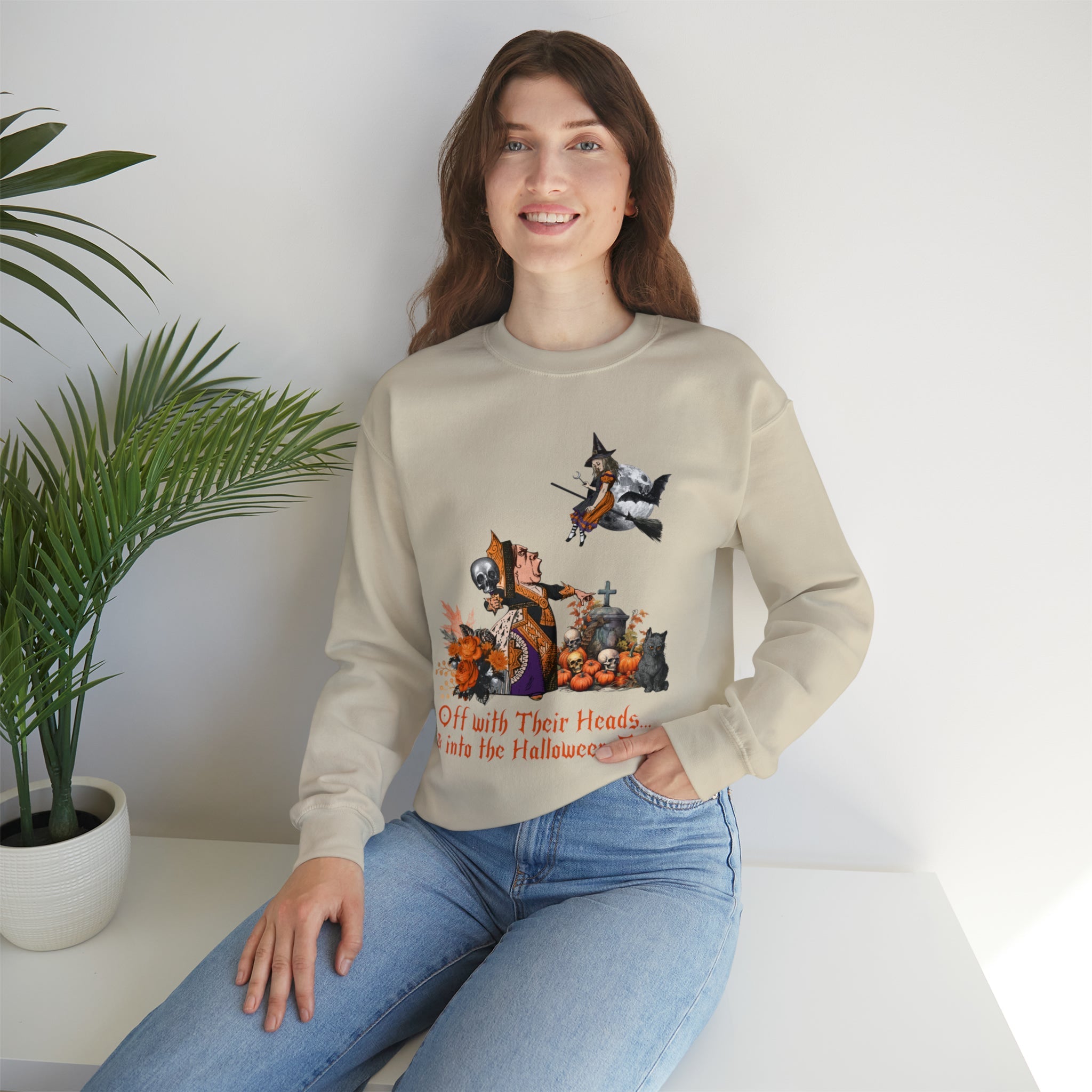 Halloween Sweatshirt Crewneck Sweatshirt Alice