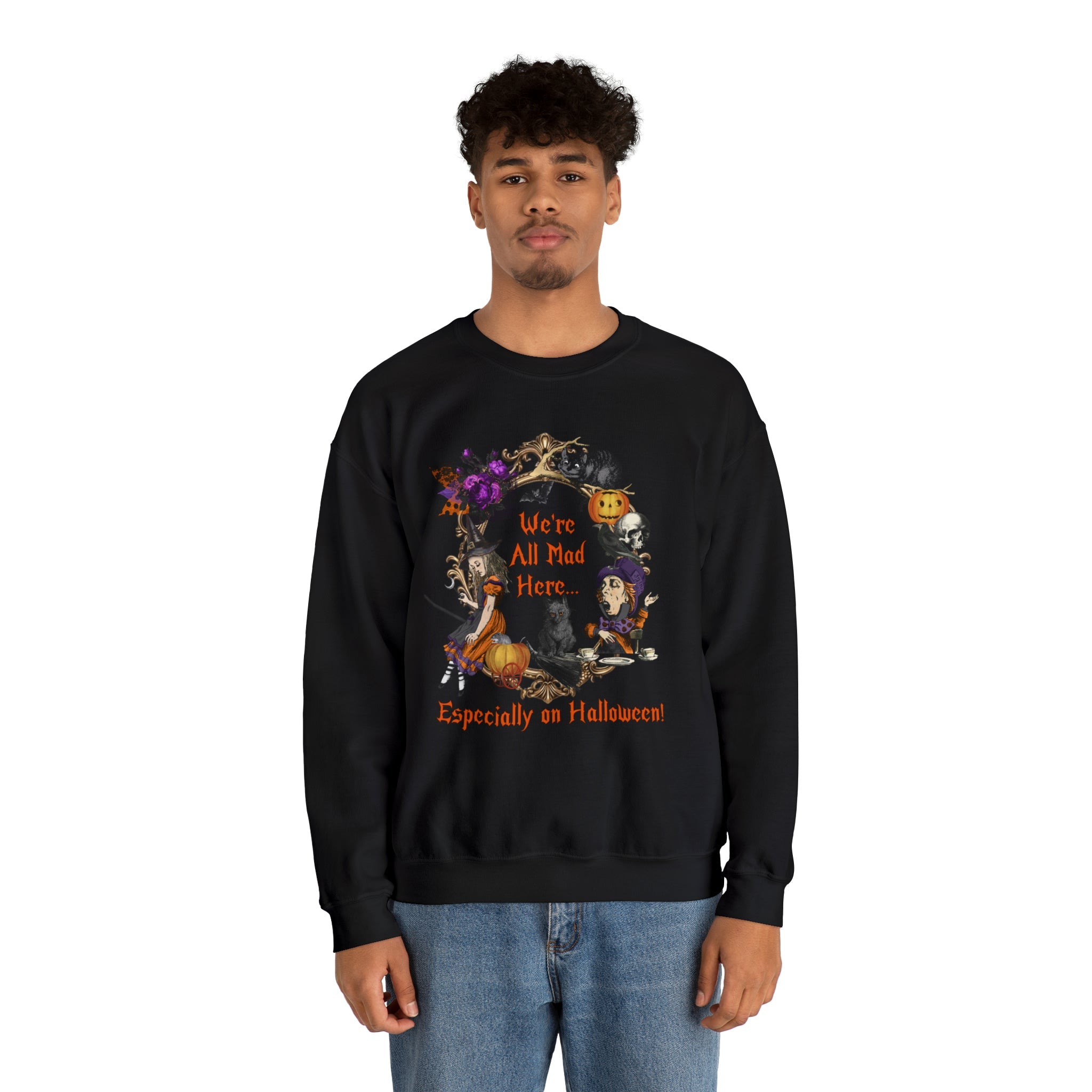 Halloween Sweatshirt Crewneck Sweatshirt Alice