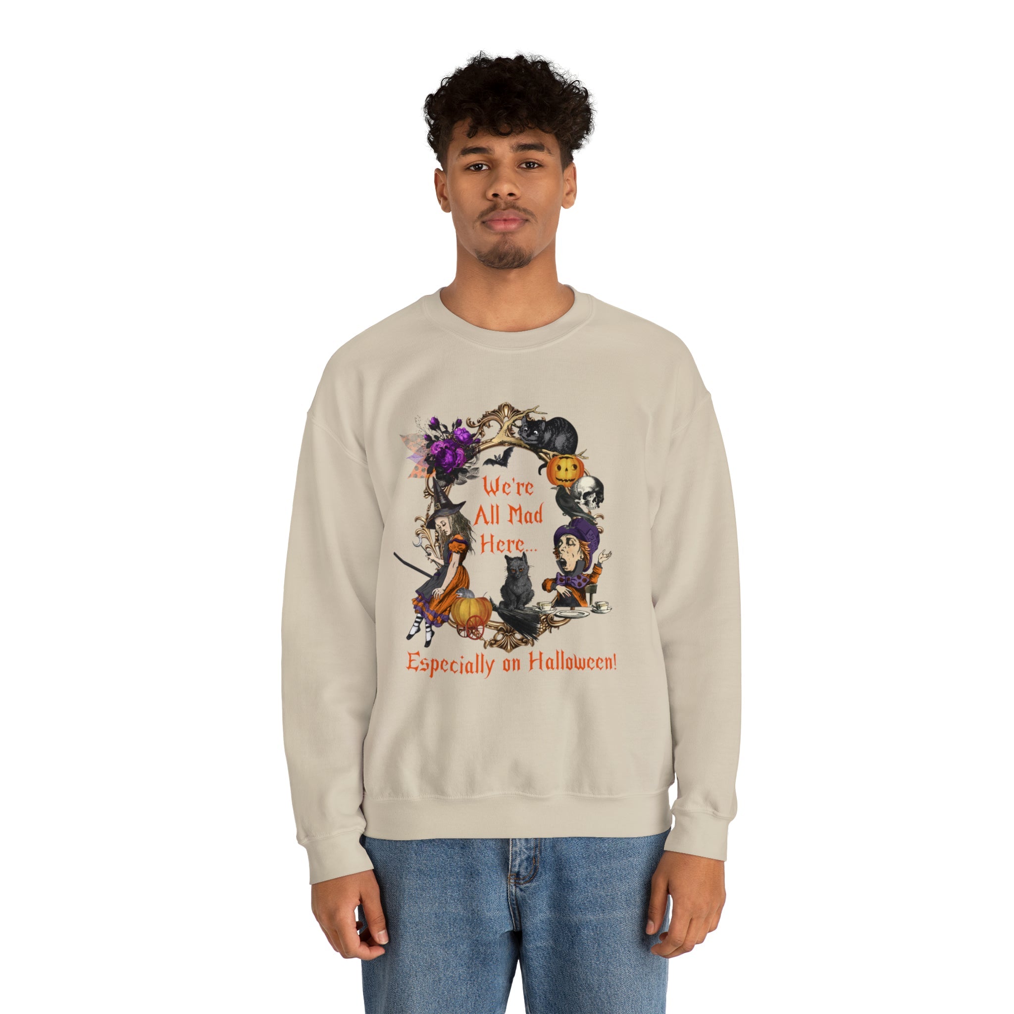 Halloween Sweatshirt Crewneck Sweatshirt Alice