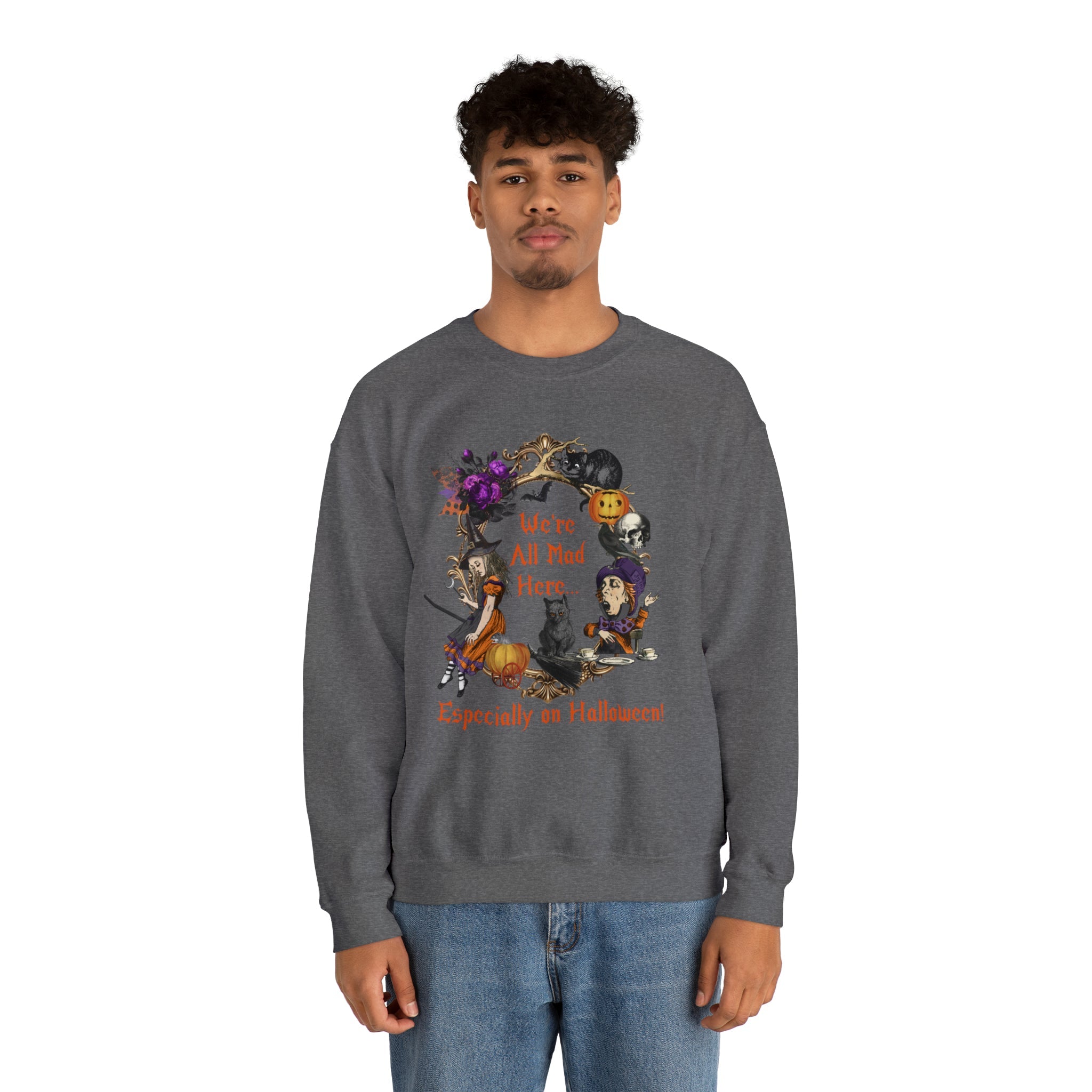 Halloween Sweatshirt Crewneck Sweatshirt Alice