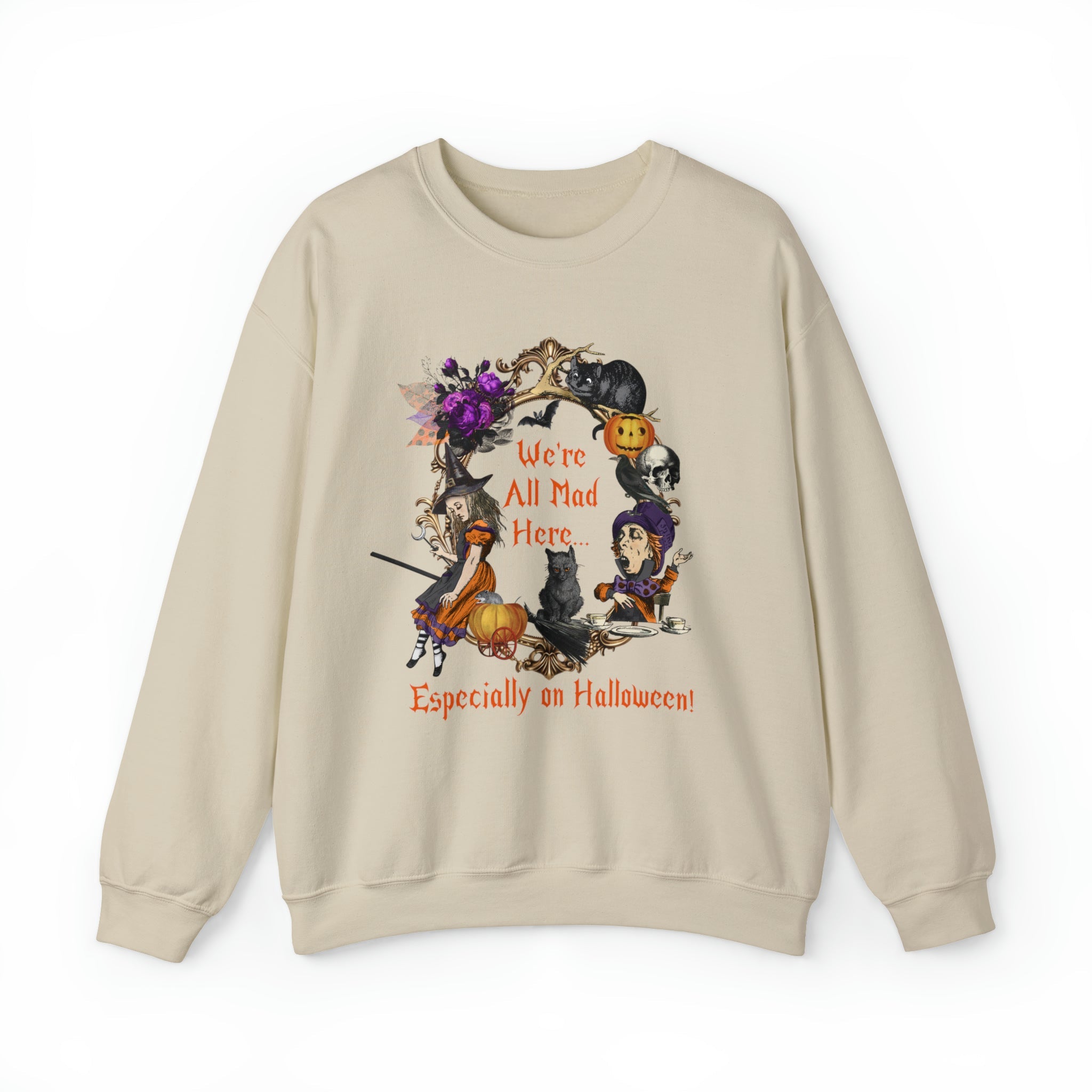 Halloween Sweatshirt Crewneck Sweatshirt Alice
