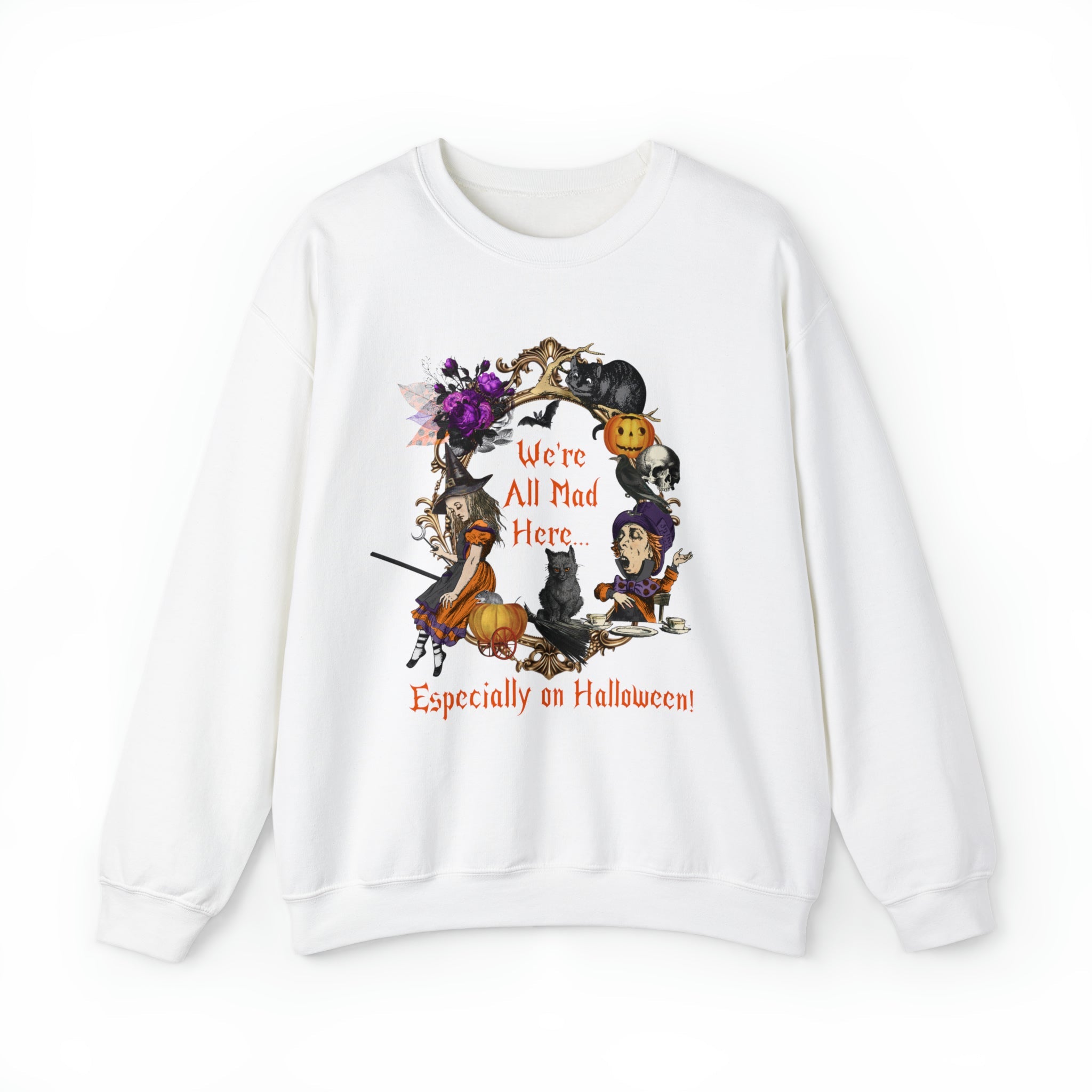 Halloween Sweatshirt Crewneck Sweatshirt Alice