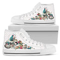 High Top Sneakers - Alice in Wonderland Gifts #107 Colorful