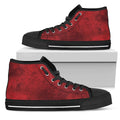 High Top Sneakers - Grunge Red | Birthday Gifts Gift Idea