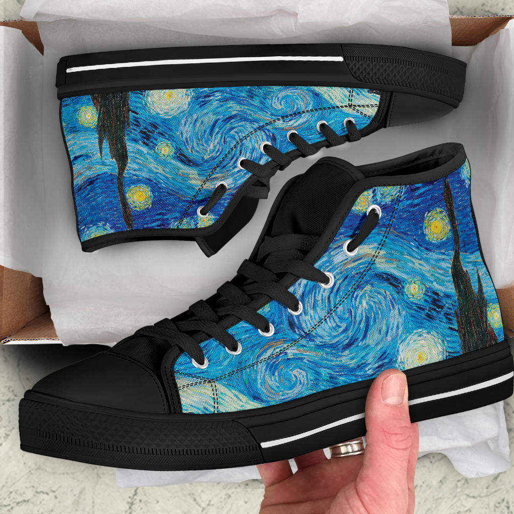 High Top Sneakers - Vintage Art | Vincent van Gogh: