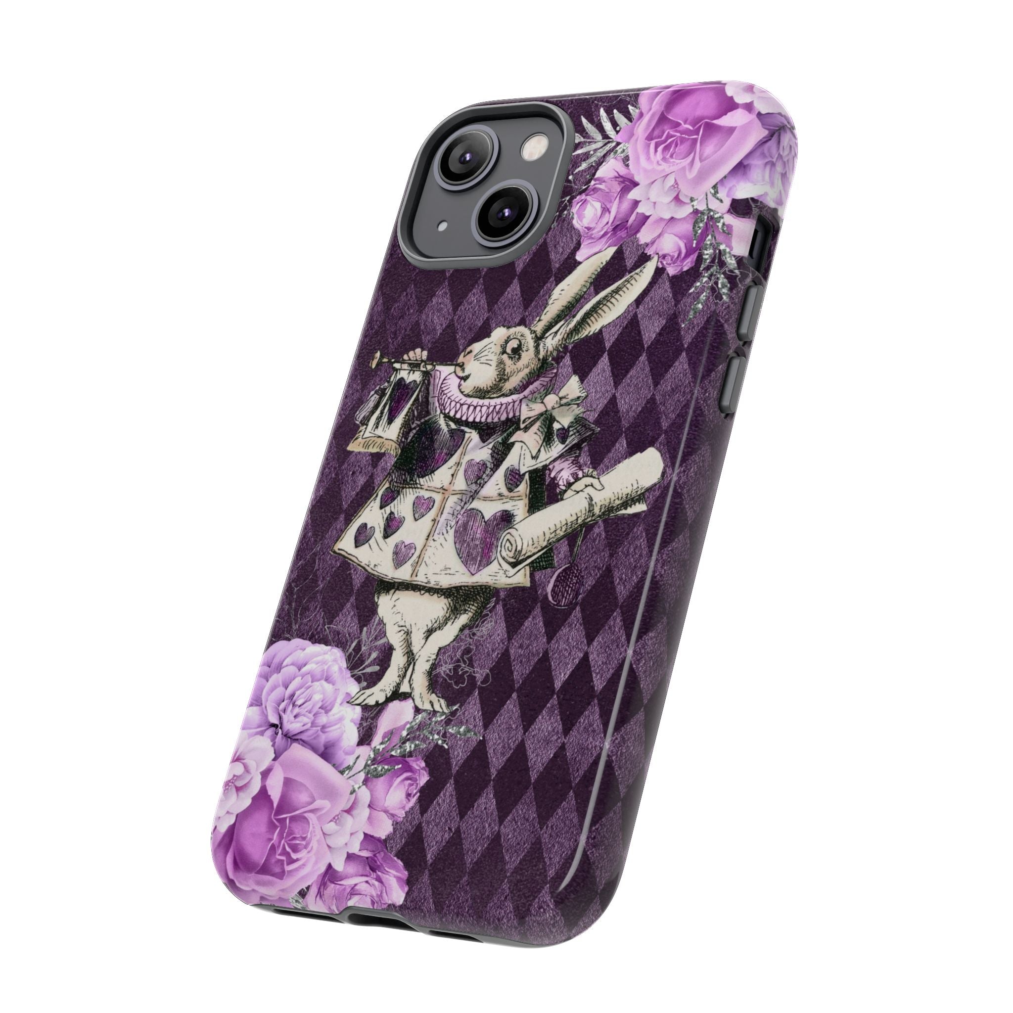 iPhone Case Tough Cases - Alice in Wonderland Gifts White