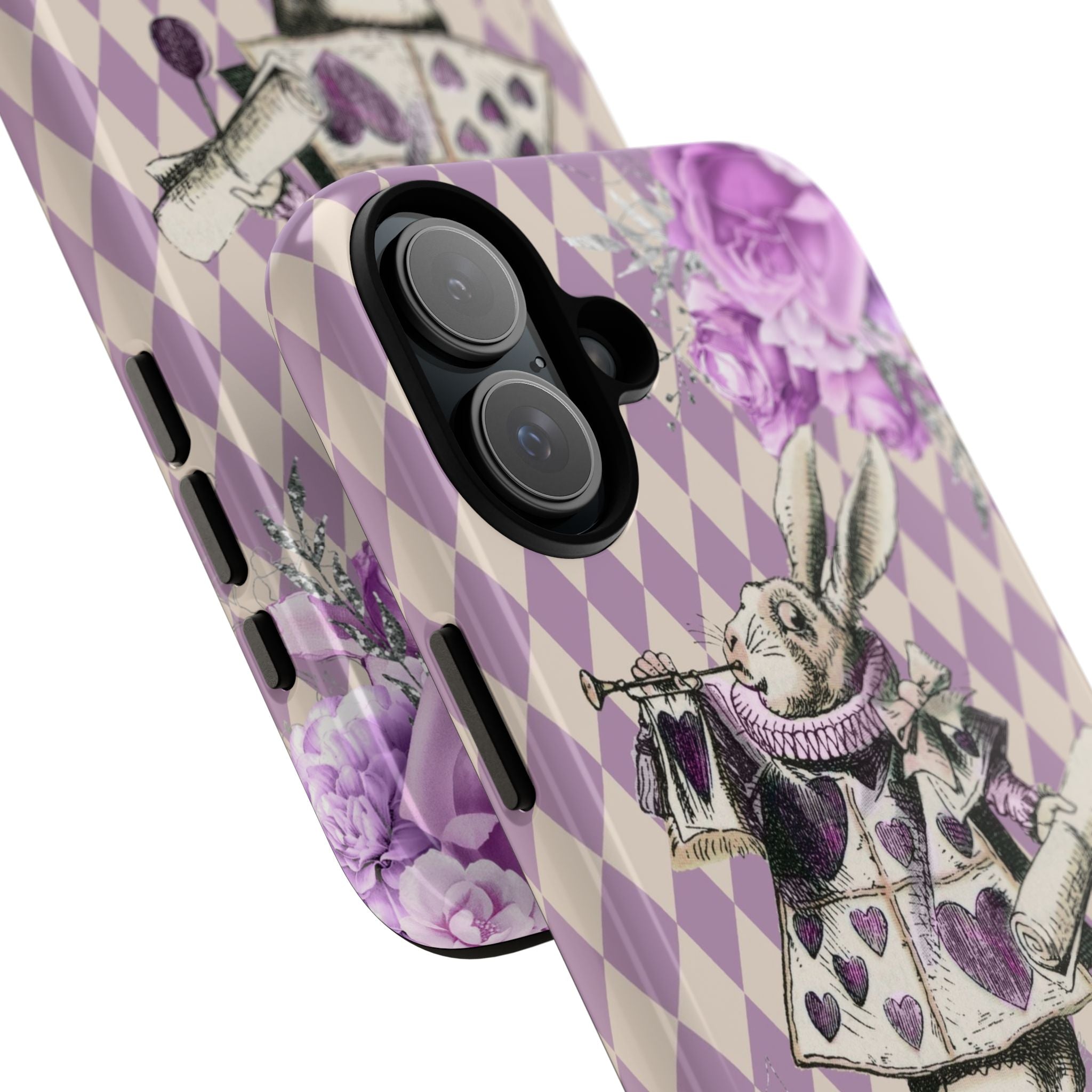 iPhone Case Tough Cases - Alice in Wonderland Gifts White