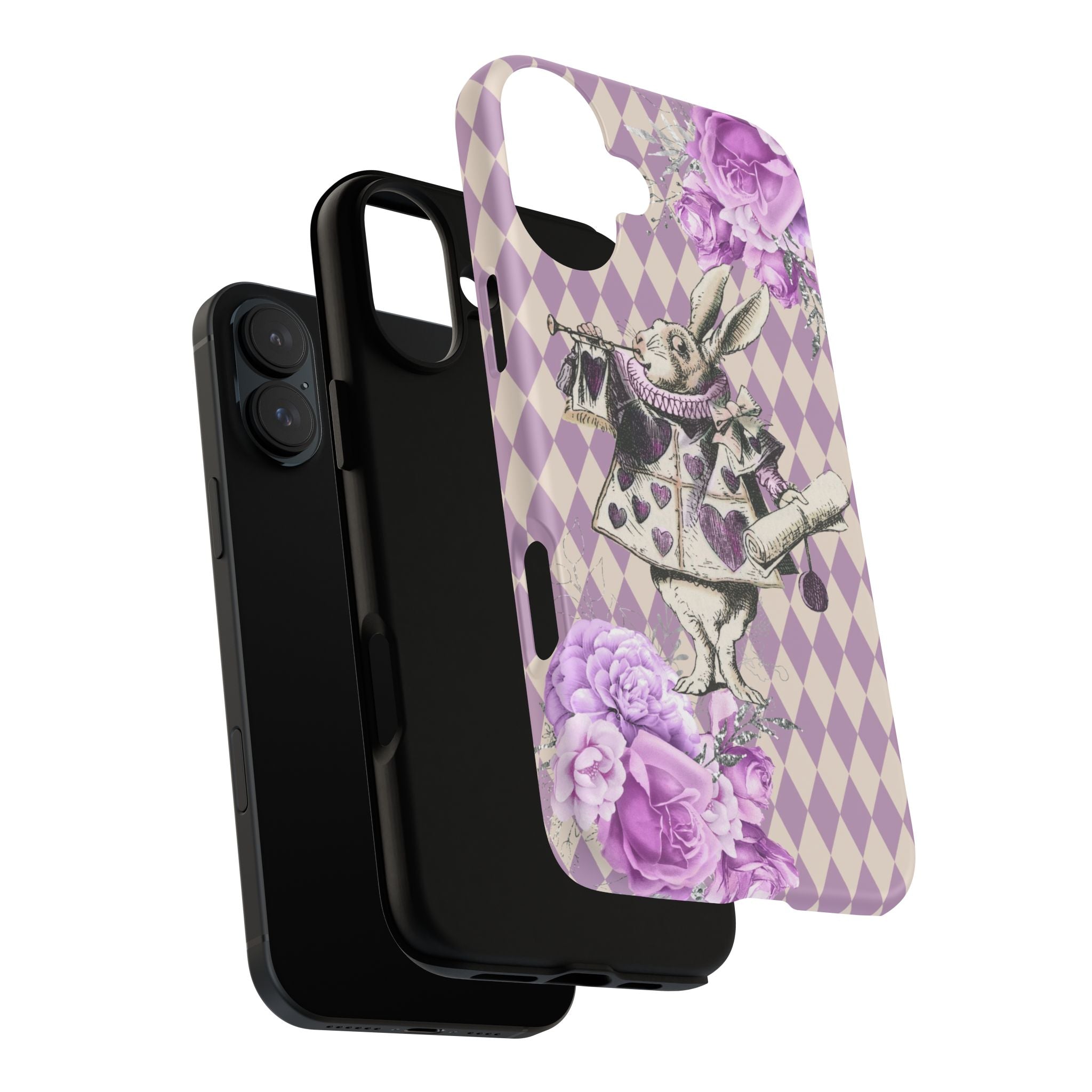 iPhone Case Tough Cases - Alice in Wonderland Gifts White